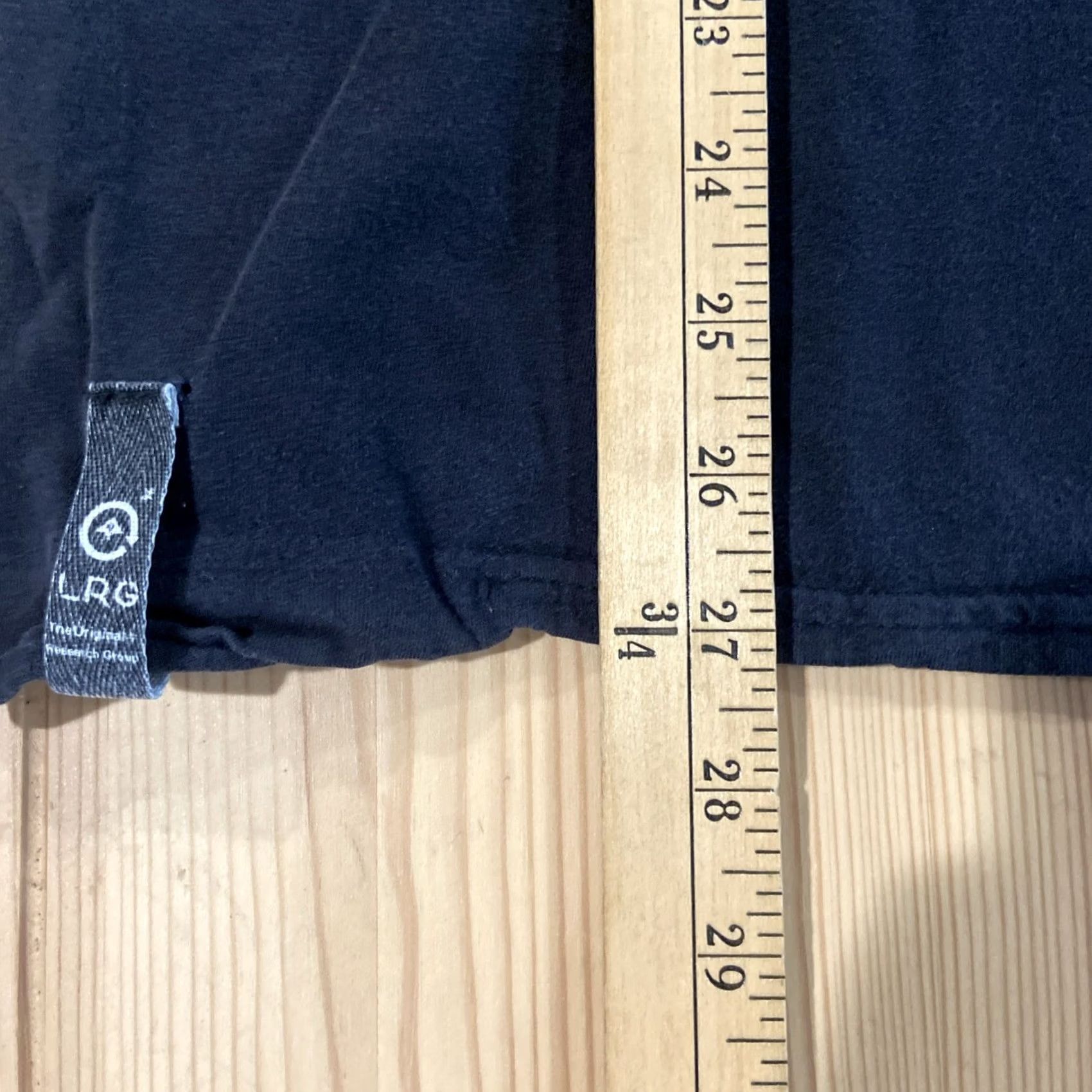 Vintage LRG Mens T Shirt Medium Black Logo Graphic Short Sleeve Crew Neck Cotton Knit All Seasons Easy Care Preshrunk Regular Logo Outdoor Mens T-Shirt Size US M / EU 48-50 / 2 - 4 Thumbnail