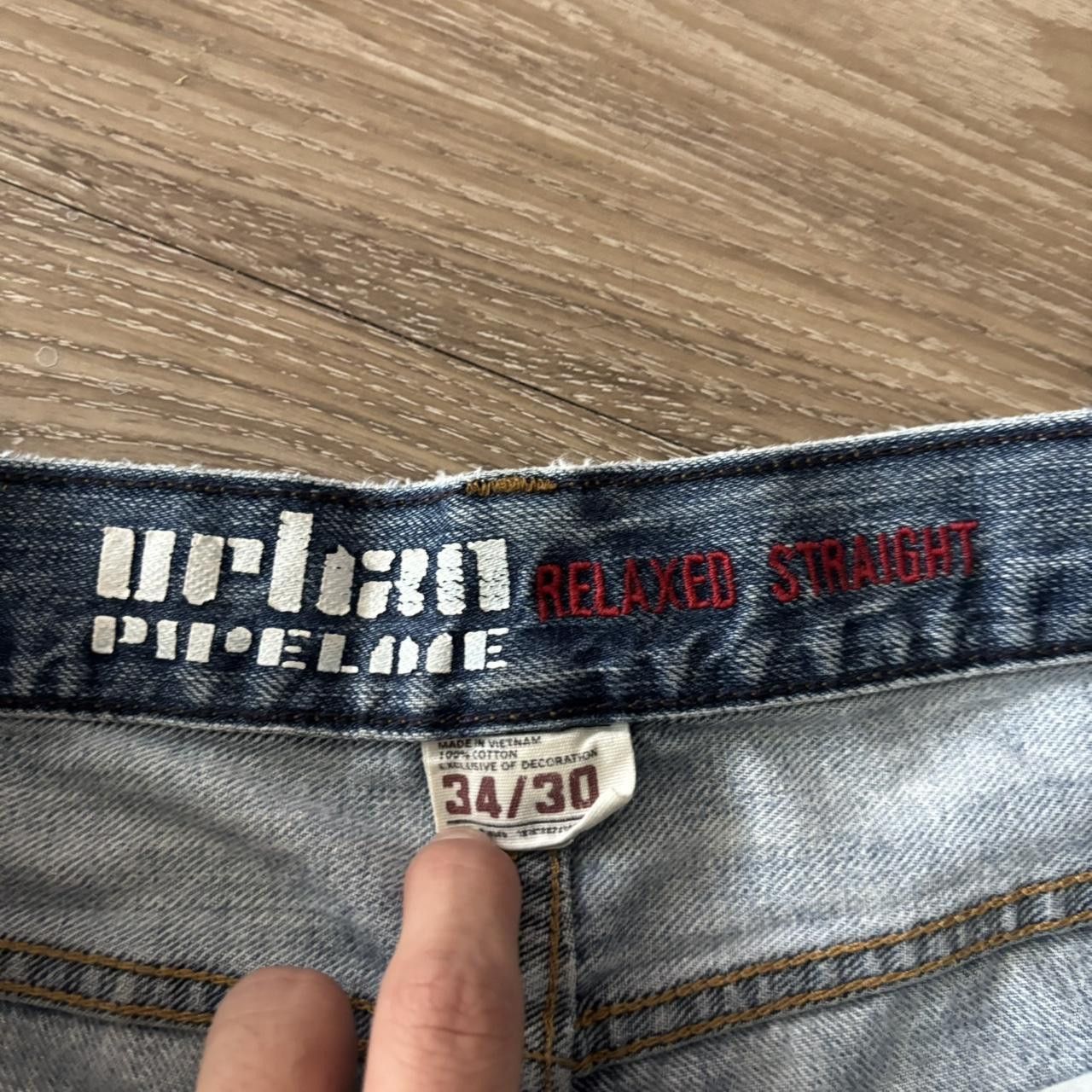 Vintage Crazy Vintage Y2K/2000s Grunge Faded Light Wash Bootcut Denim Jeans! 34x30 Size US 34 / EU 50 - 8 Thumbnail