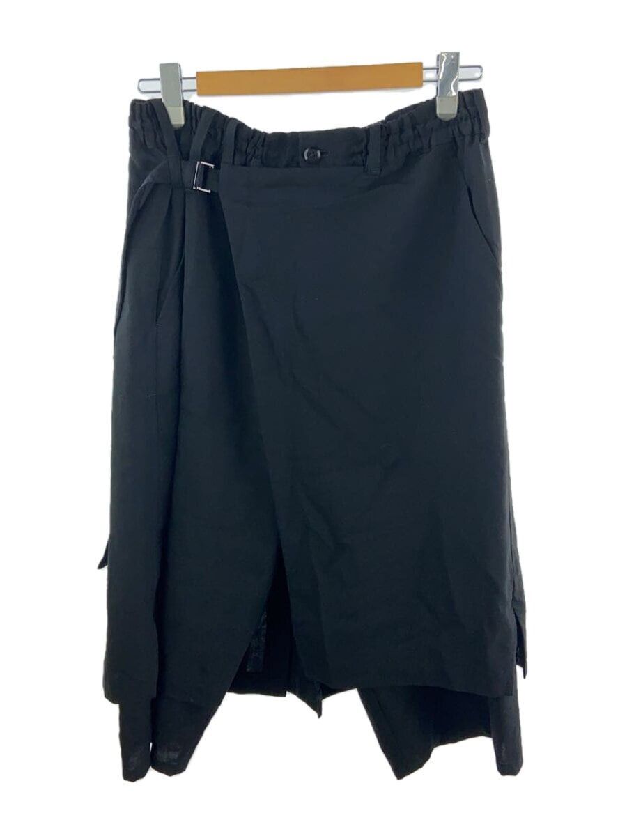 Yohji Yamamoto Ground Y Wool/Polyester Gabardine WRAP PANTS Size US 29 - 1 Thumbnail