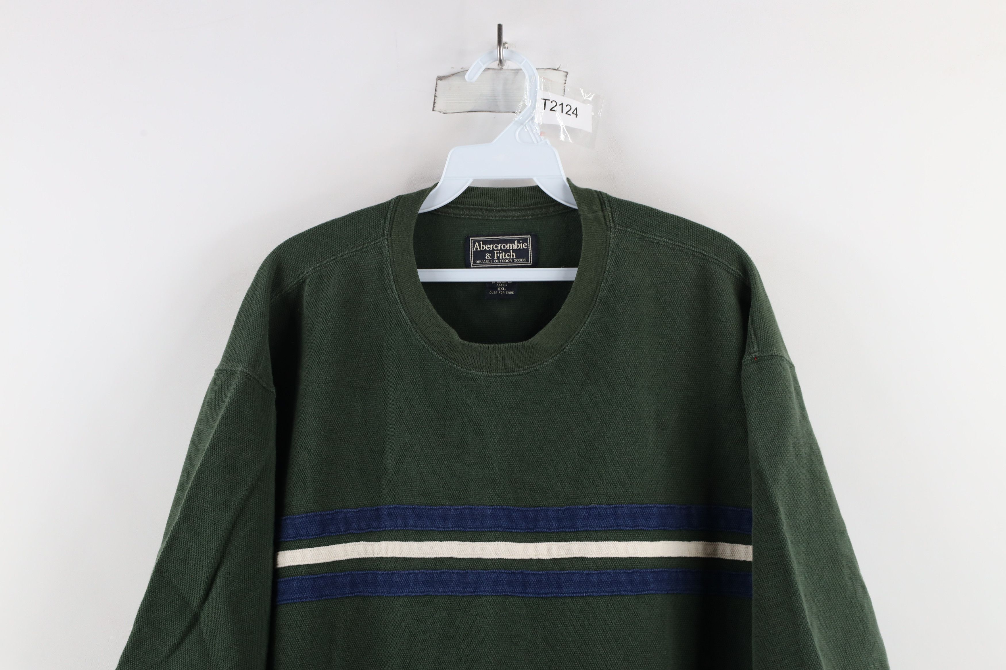 Abercrombie & Fitch × Vintage Vintage 90s Abercrombie & Fitch Thermal Knit T-Shirt USA Size US XXL / EU 58 / 5 - 2 Thumbnail