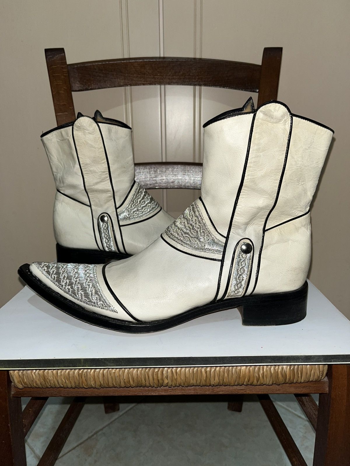 Gianni Barbato Vintage 90’s Gianni Barbato texan embroidery boots Size US 9 / IT 39 - 1 Thumbnail
