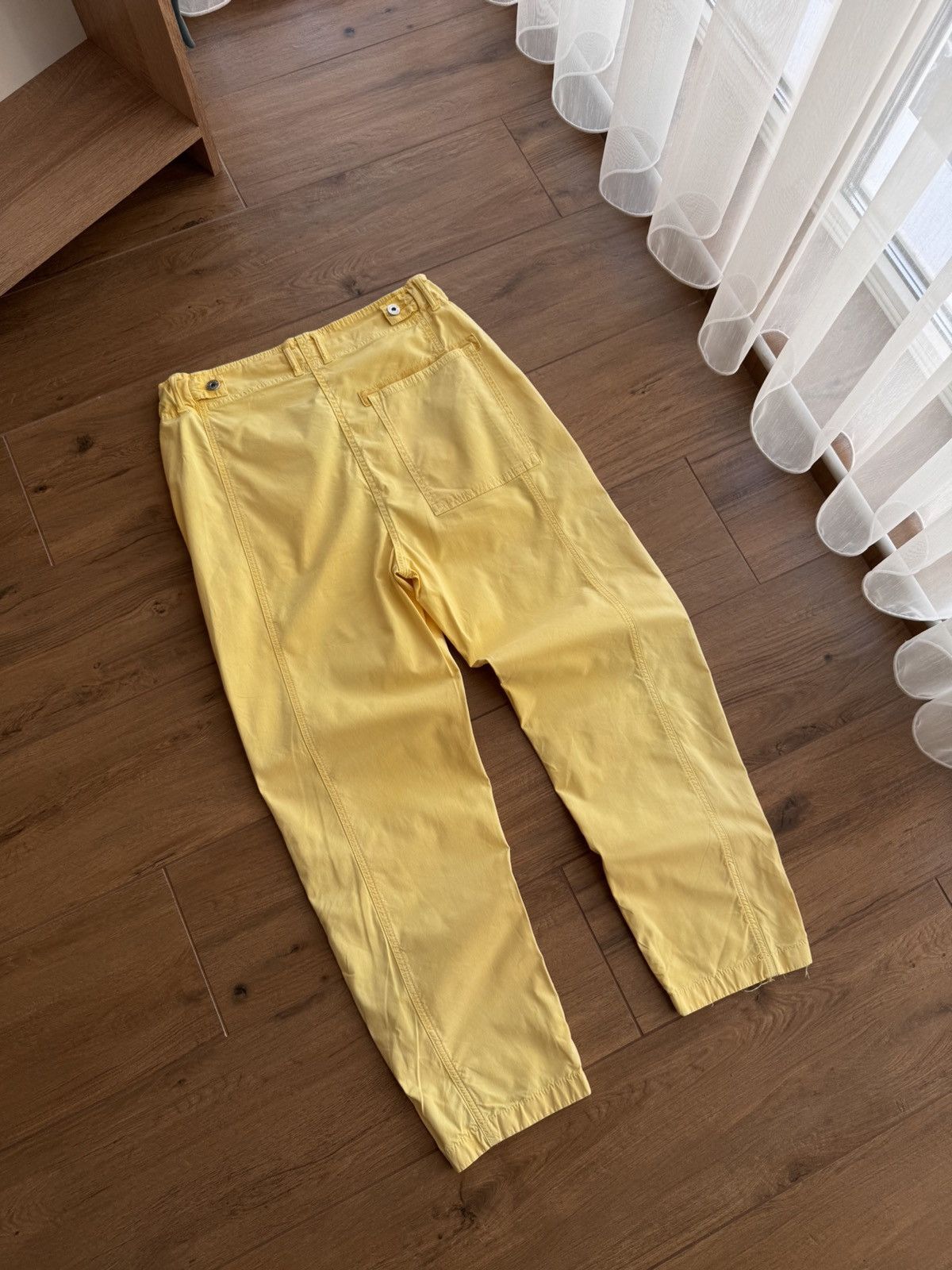 Vintage Vintage Annette Gortz Luxury Yellow Pants Size US 40 / EU 56 - 7 Thumbnail