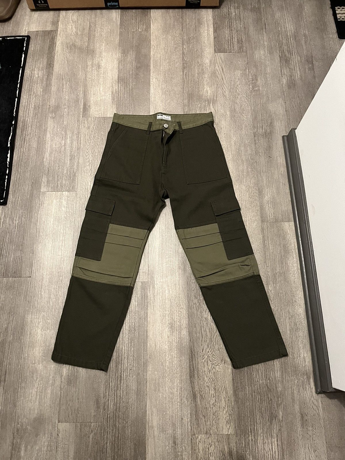 Bershka green cargo pants