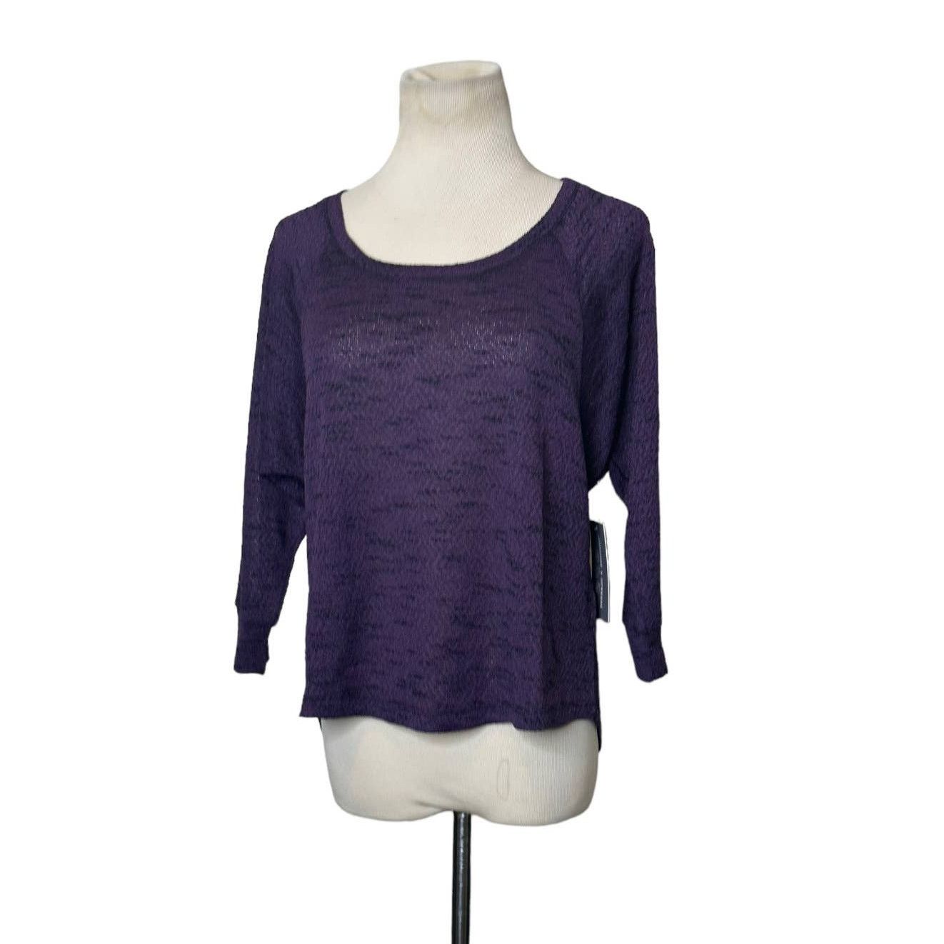 Threads 4 Thought Threads 4 Thought purple short sleeves sweater size small Size S / US 4 / IT 40 - 9 Thumbnail