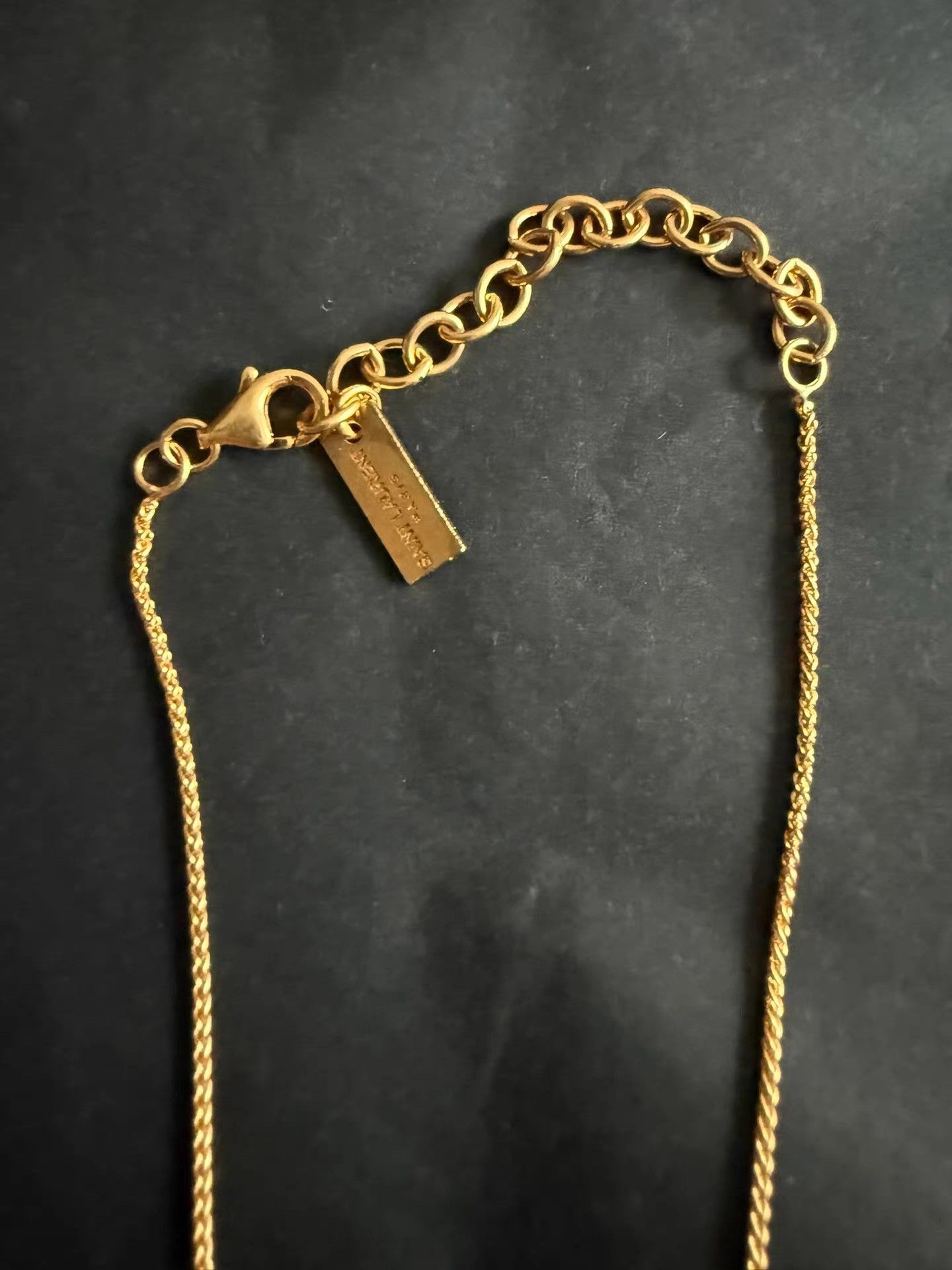 Saint Laurent Paris Saint Laurent Love Series Necklace Ｑ23 Size ONE SIZE - 4 Thumbnail