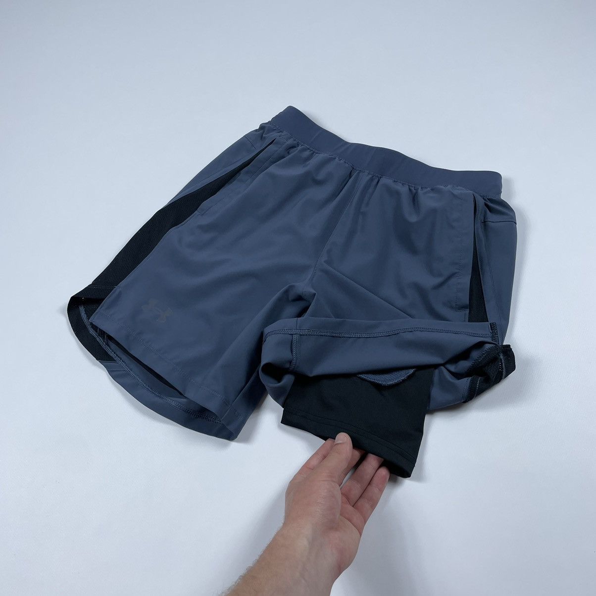 Under Armour Under Armour running compression/nylon double Shorts Size US 30 / EU 46 - 3 Thumbnail