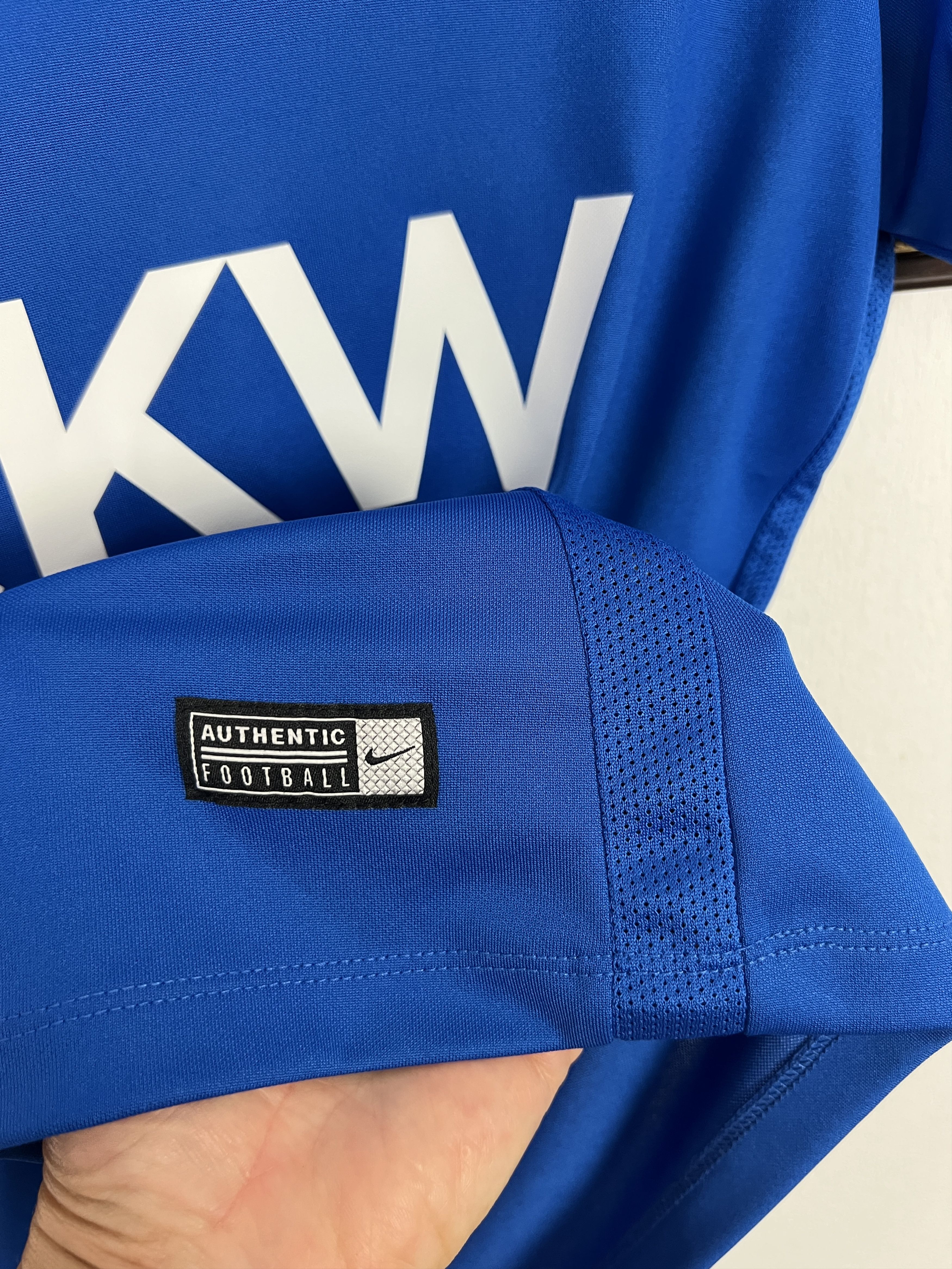Nike Luzern 2017 Home Nike #5 Player Issue Soccer Blue Shirt Size US M / EU 48-50 / 2 - 6 Thumbnail