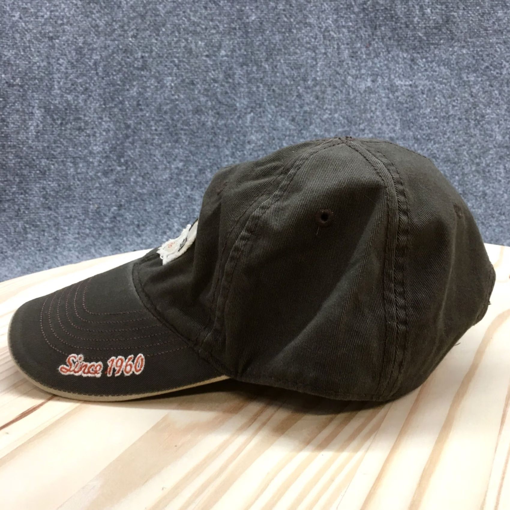 Logo 7 Gander Mountain Baseball Cap Hat Mens OS Adjustable Curved Brim Embroidered Logo Brown Size ONE SIZE - 4 Thumbnail