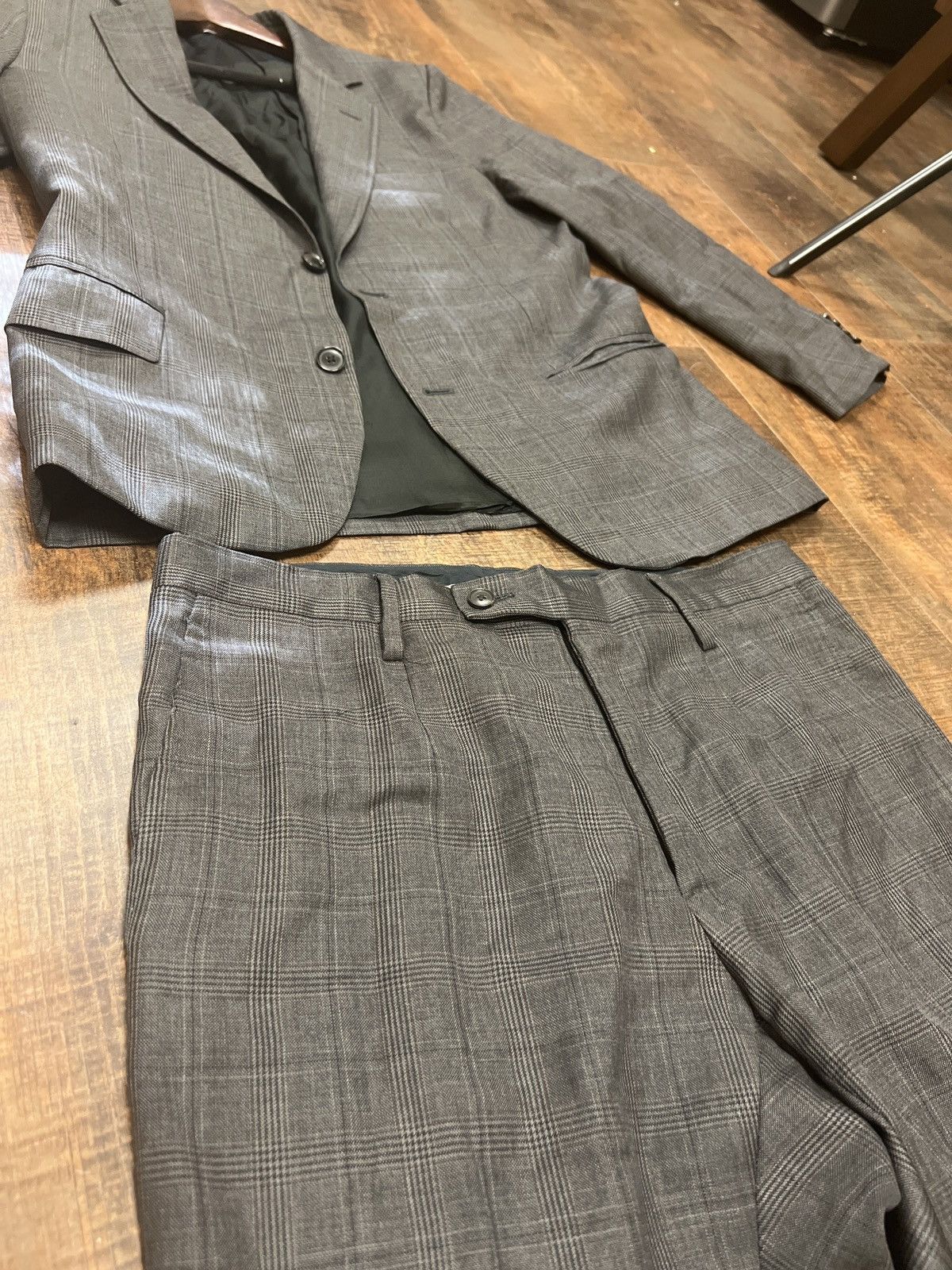 Dolce & Gabbana Dolce & Gabbana MARTINI Gray Suit 2006 Size 38R - 2 Thumbnail
