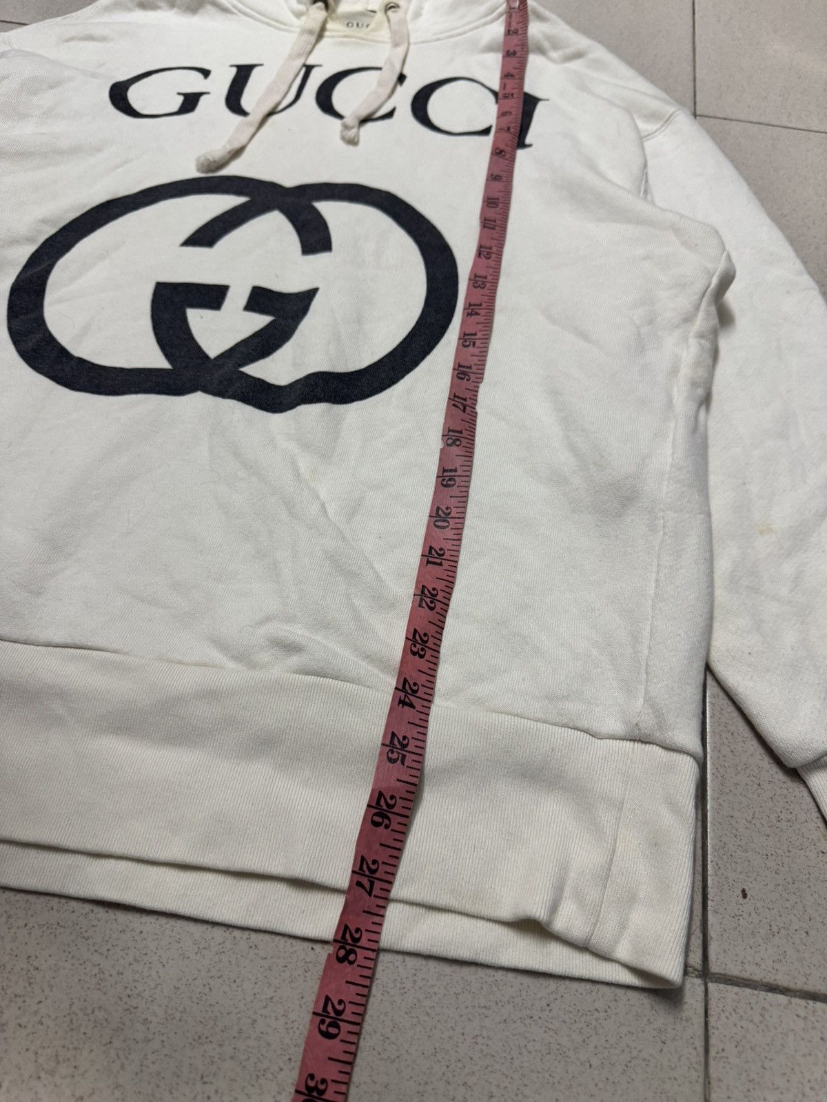 Gucci GUCCI INTERLOCKING G LOGO HOODIE Size US S / EU 44-46 / 1 - 3 Thumbnail