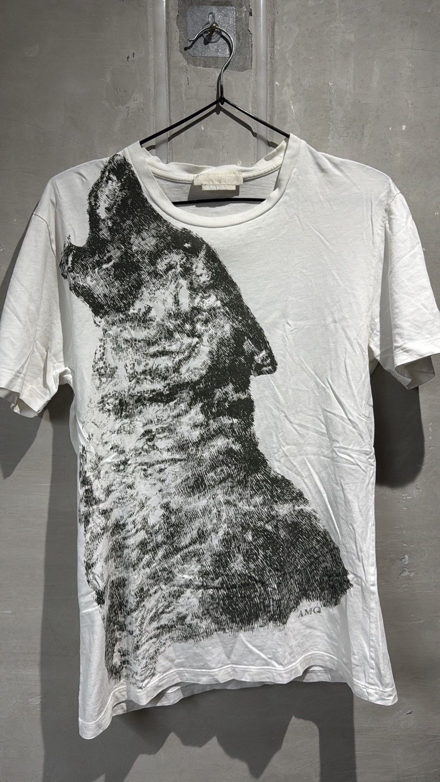 Alexander McQueen 2008 VINTAGE ALEXANDER MCQUEEN WOLF TSHIRT Size US S / EU 44-46 / 1 - 2 Thumbnail