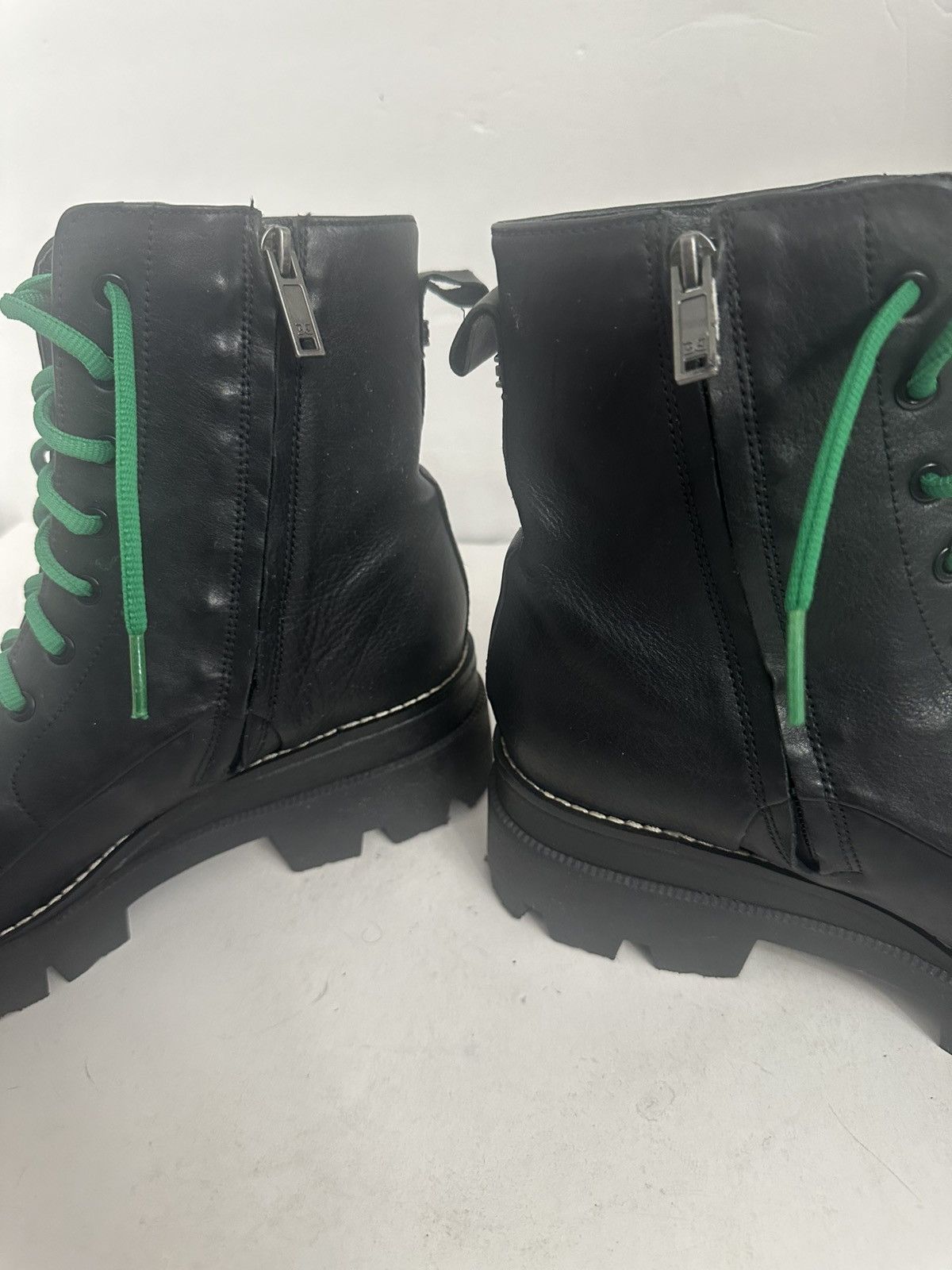 Other Sam Edelman BlackLeather men’s GARRET PLATFORM COMBAT BOOT Size US 11 / EU 44 - 3 Thumbnail