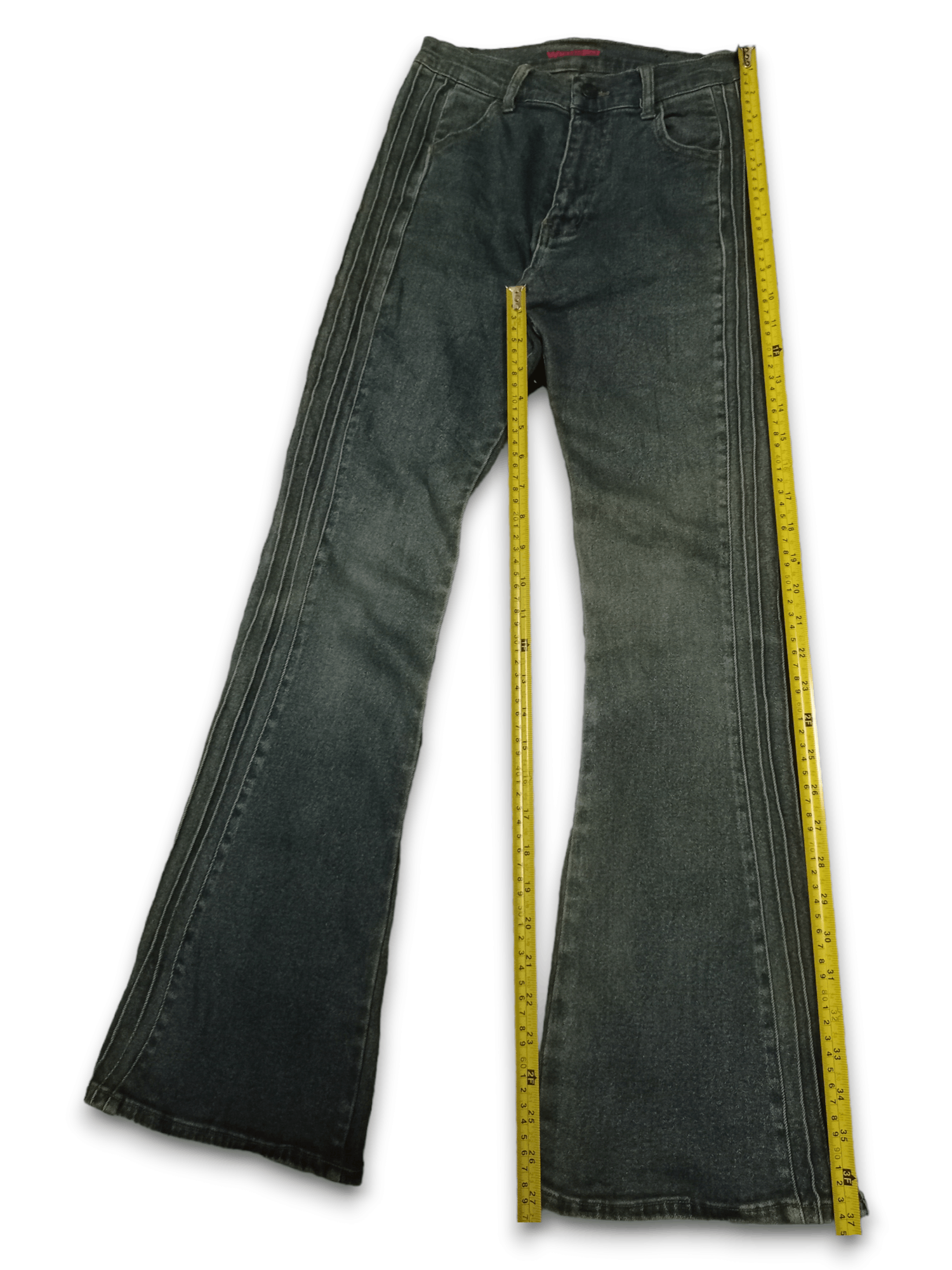 Wrangler Vintage Wrangler Bell Bottoms Mud Wash Flare Jeans Size 24" / US 00 / IT 34 - 7 Thumbnail
