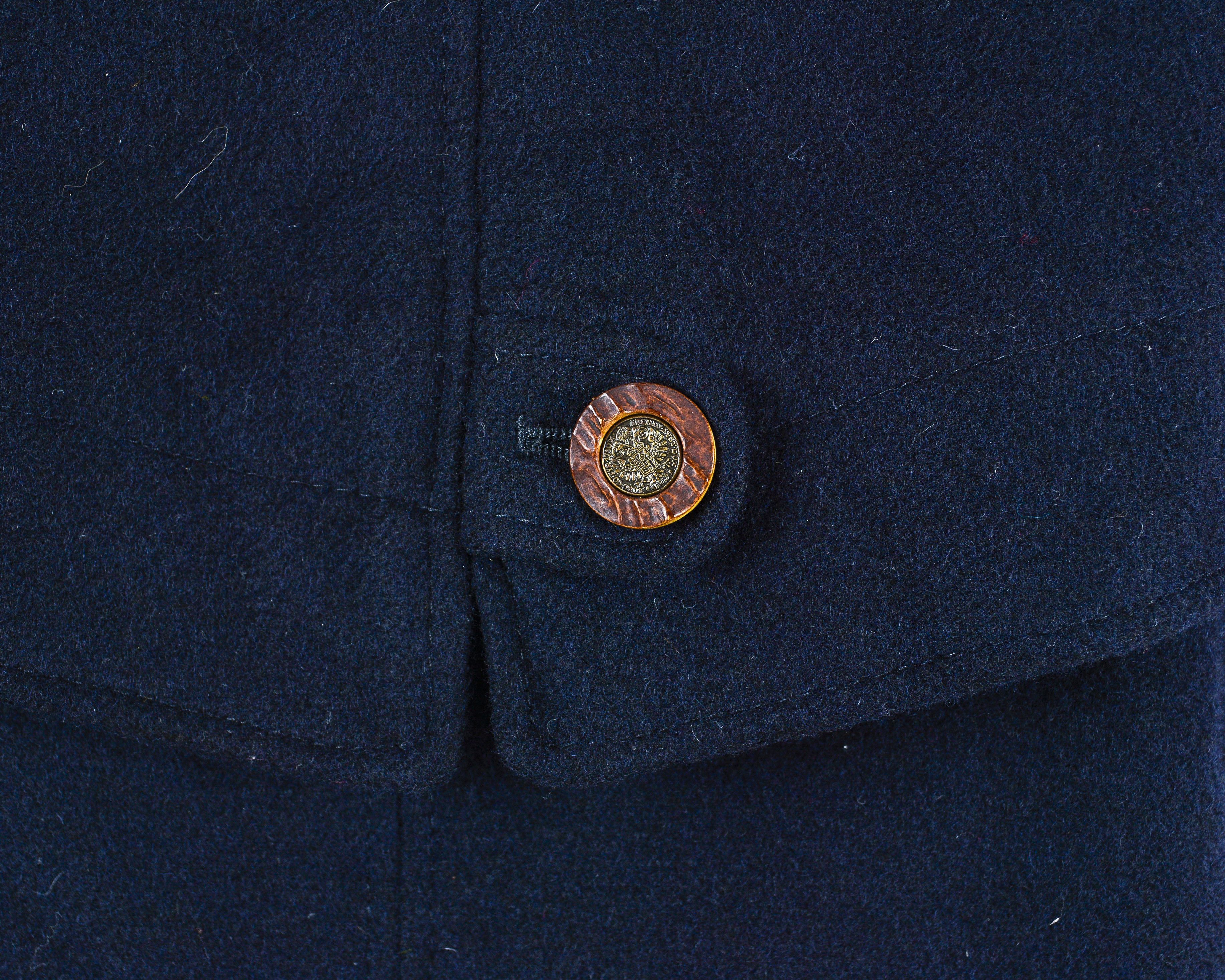 Vintage Thermo Loden Maresima Fleece Wool Coat Overcoat Jacket Size XL / US 12-14 / IT 48-50 - 6 Thumbnail