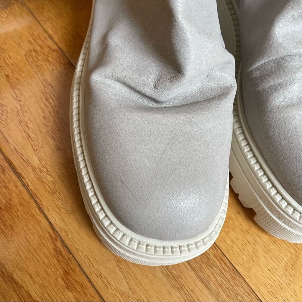 Free People Free People Emma Ruche leather Boots chunky sole Sz 39.5 Size US 7 / IT 37 - 12 Thumbnail