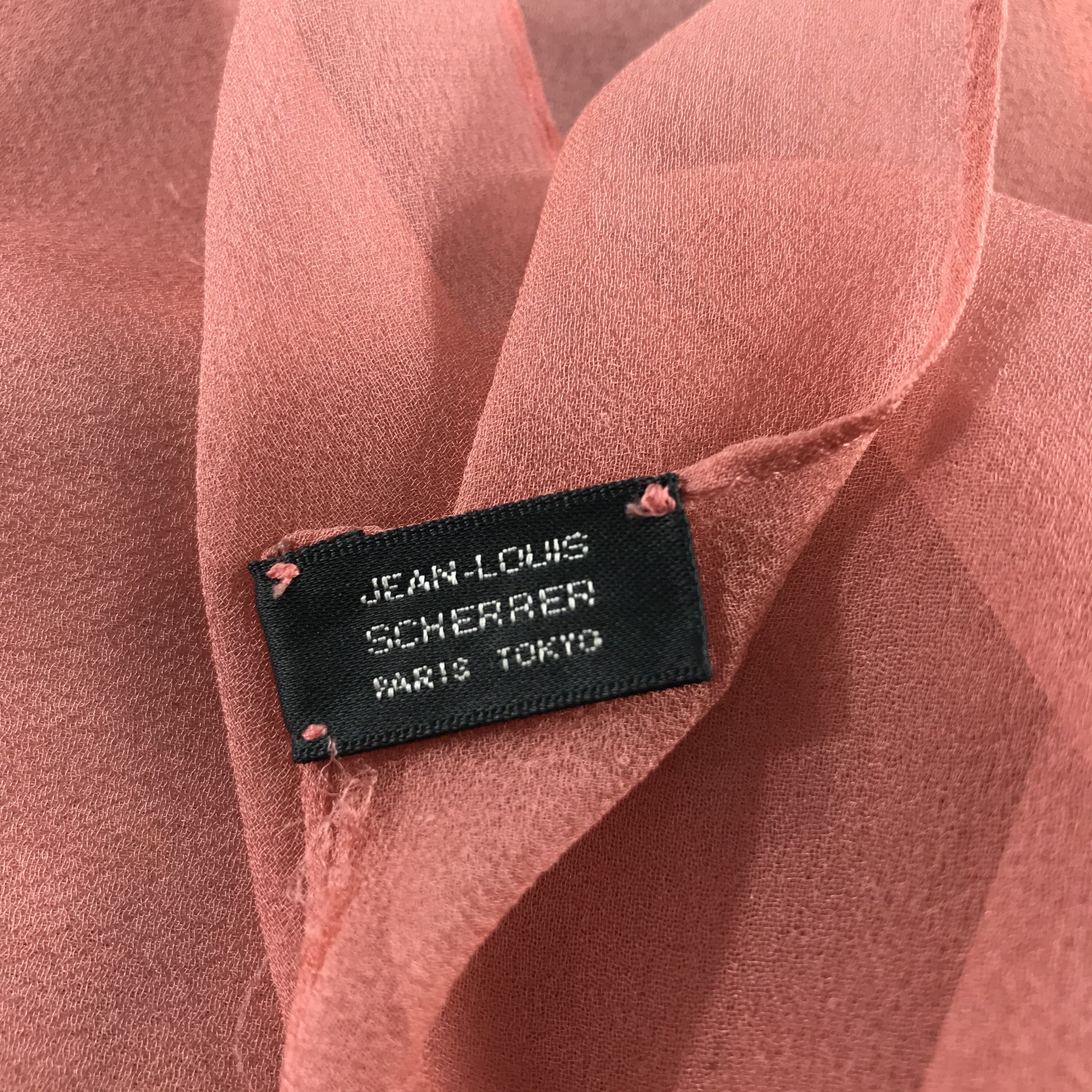 Jean-Louis Scherrer Vintage Jean Louis Scherrer Silk Scarf M72 Size ONE SIZE - 7 Thumbnail