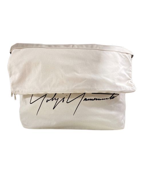 Yohji Yamamoto YOHJI YAMAMOTO Signature logo cotton canvas shoulder bag Size ONE SIZE - 1 Thumbnail