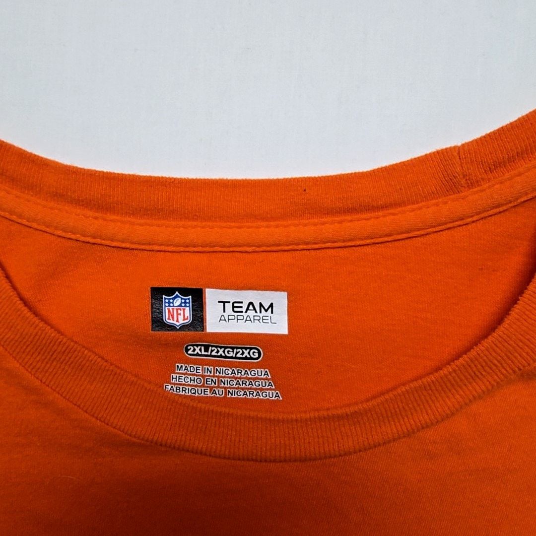 NFL Denver Broncos Football Shirt NFL Orange Graphic Tee 2XL Size US XXL / EU 58 / 5 - 8 Thumbnail