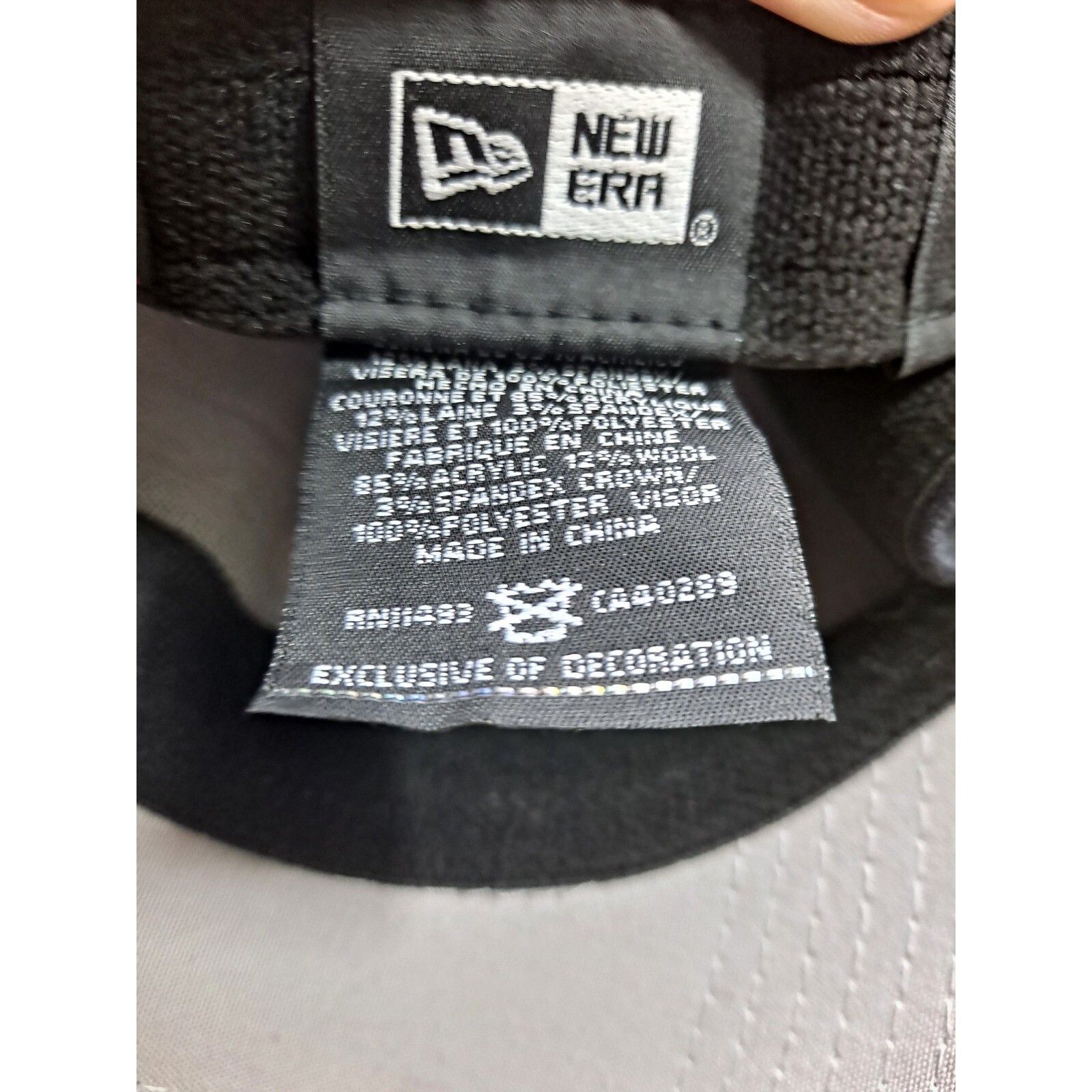 New Era New Era 39THIRTY Baseball Cap Fitted Hat Gray Bill L-XL Size ONE SIZE - 6 Thumbnail