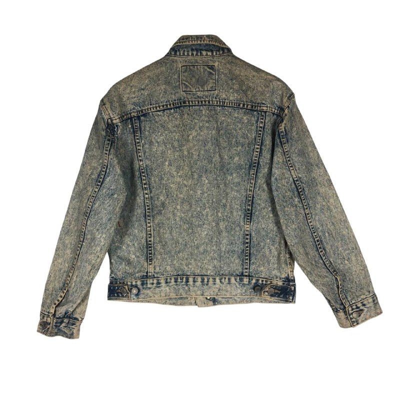 Vintage Vintage G.L Heart Acid Wash Denim Jacket Size US M / EU 48-50 / 2 - 6 Thumbnail