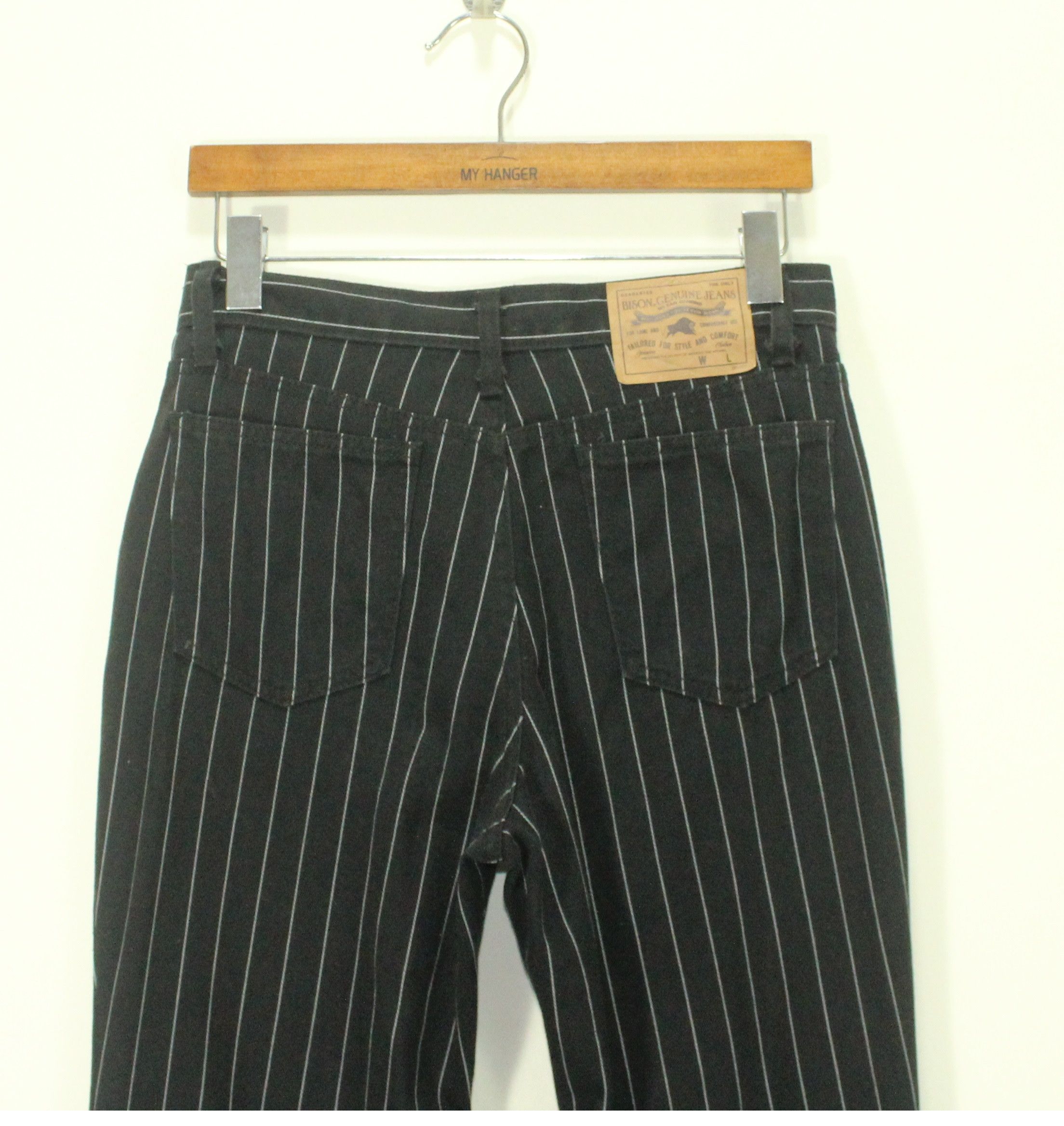 Japanese Brand Flared Wabash BISON Japan Bootcut Bell Bottom Size US 29 - 10 Thumbnail