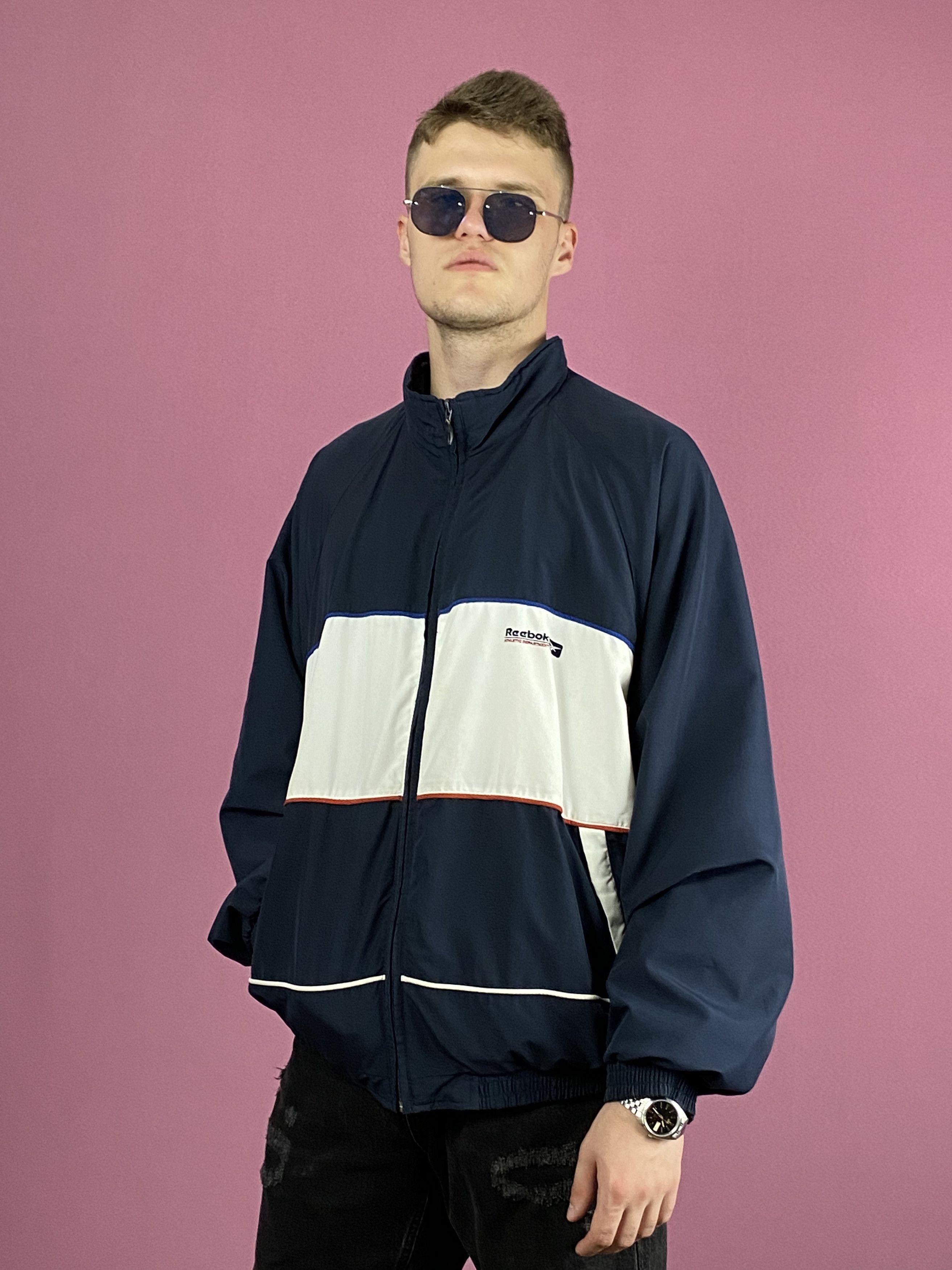 Reebok × Vintage Reebok Vintage Men's Windbreaker Jacket - XL Size US XL / EU 56 / 4 - 2 Thumbnail