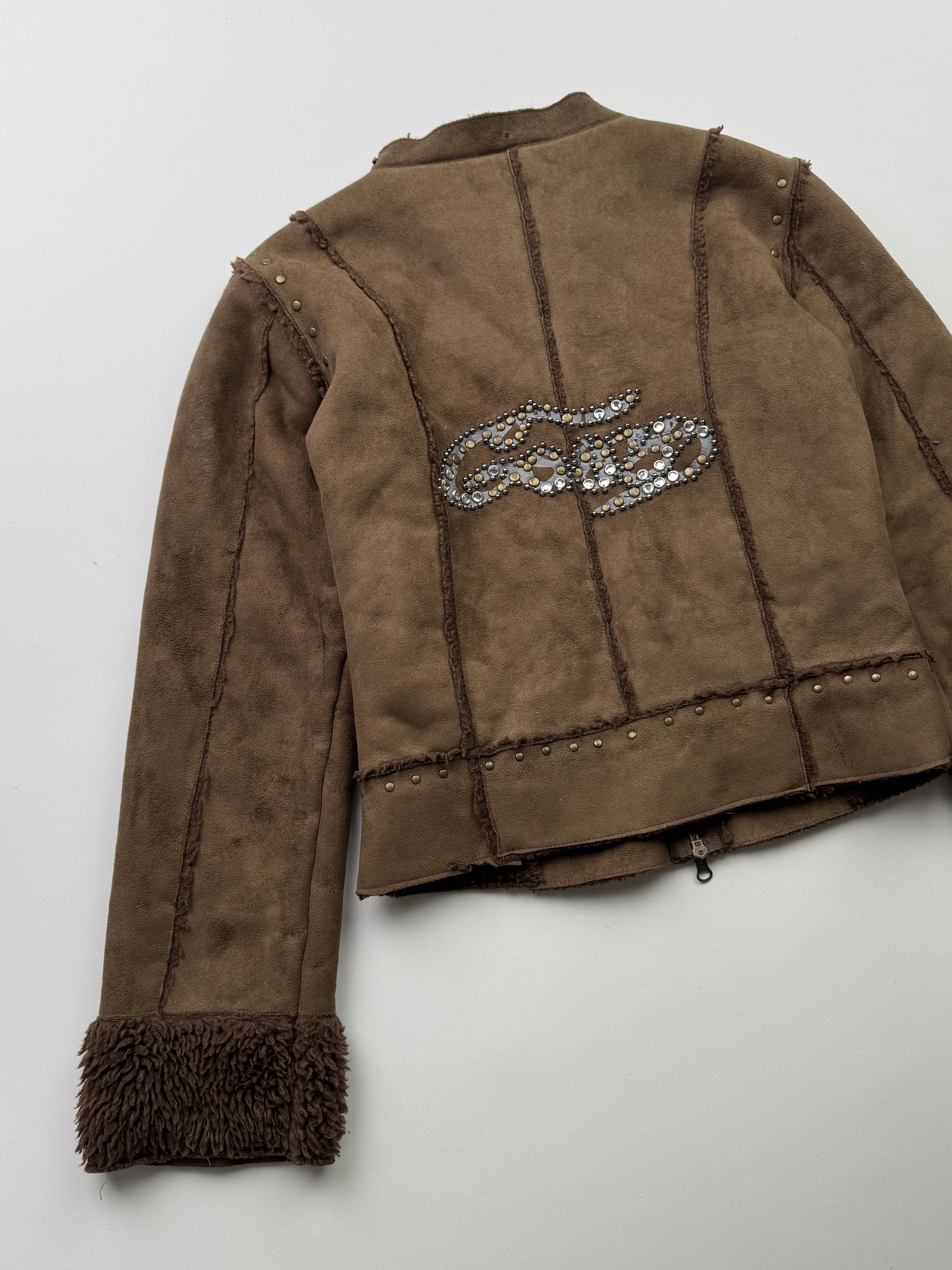 Japanese Brand Vintage Faux Sheepskin Cropped Jacket B773(V409)E2 Size S / US 4 / IT 40 - 7 Thumbnail