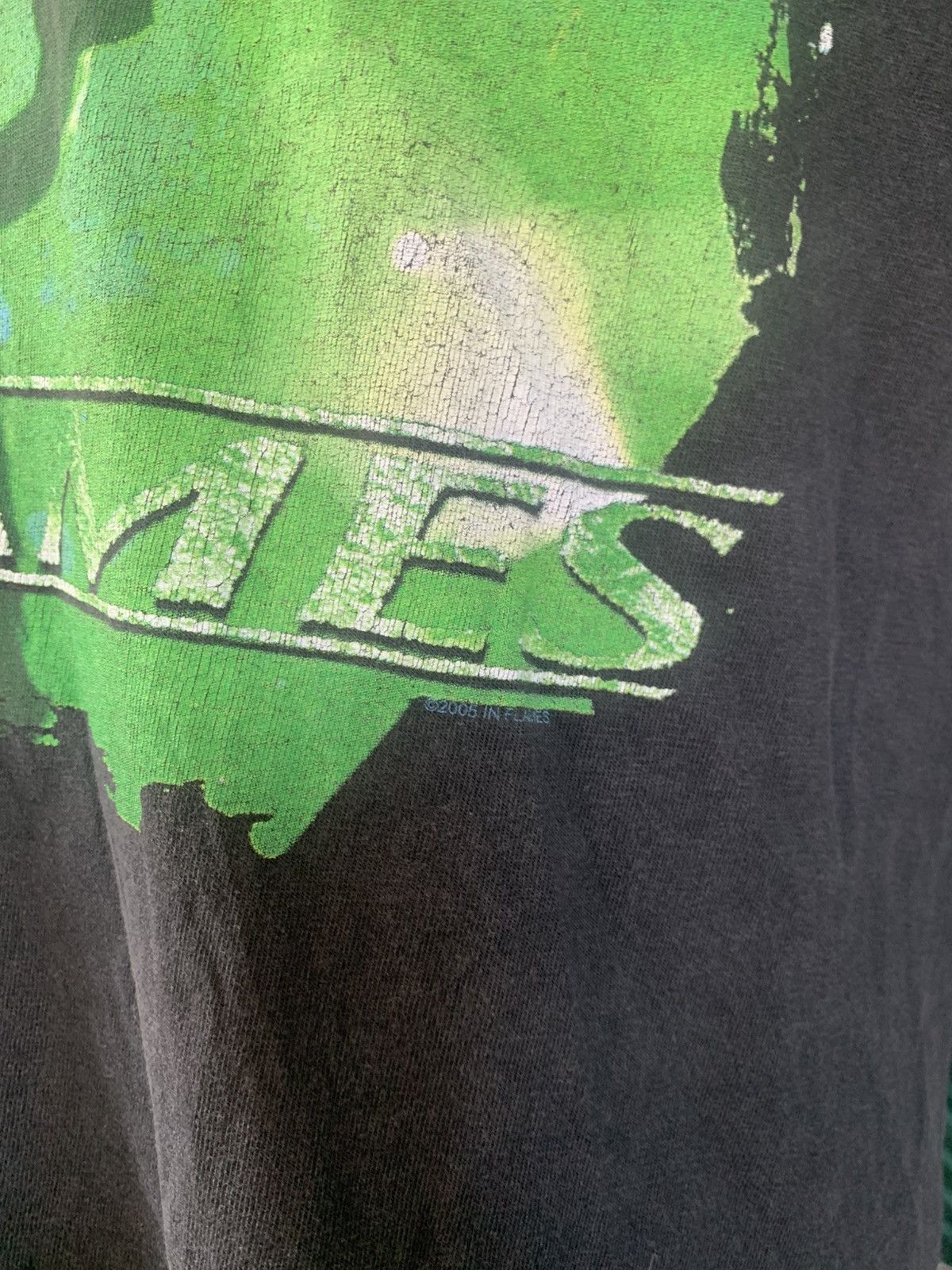 Band Tees × Vintage Vintage 2005 In Flames Heavy Metal Band T shirt Size US M / EU 48-50 / 2 - 4 Thumbnail