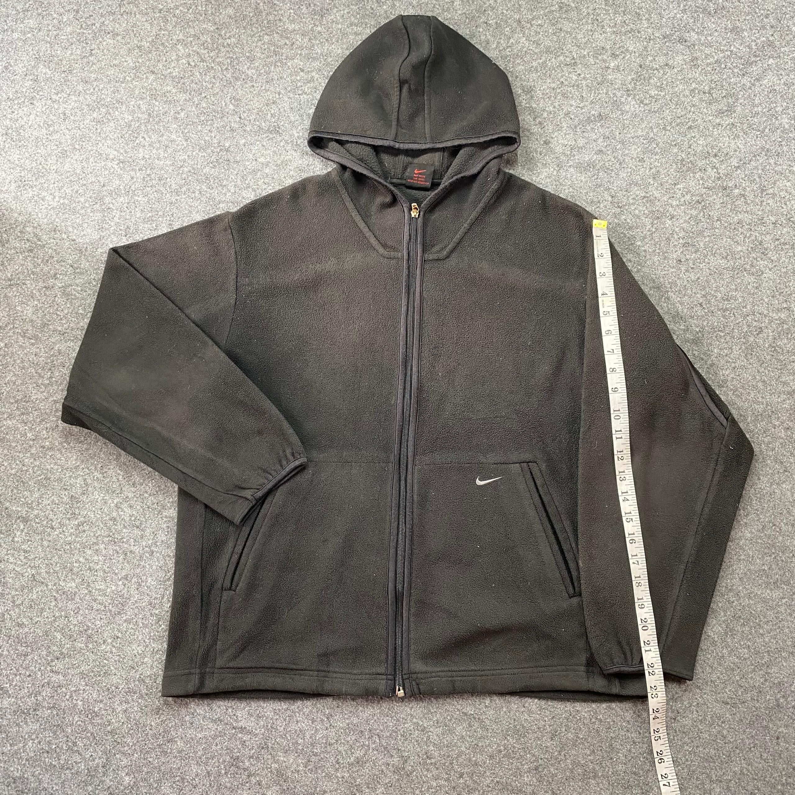 Nike Vintage Nike Small Logo Zipper Fleece Jacket Size US M / EU 48-50 / 2 - 5 Thumbnail