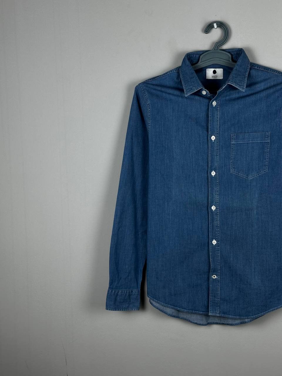 NN07 NN07 No Nationality Denim Casual Shirt Made In Portugal Size US S / EU 44-46 / 1 - 3 Thumbnail
