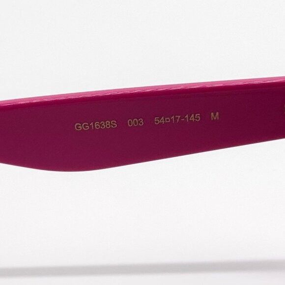 Gucci NEW GUCCI SUNGLASSES GG1638S 003 PINK/BLACK WOMEN EYEWEAR Size ONE SIZE - 10 Thumbnail