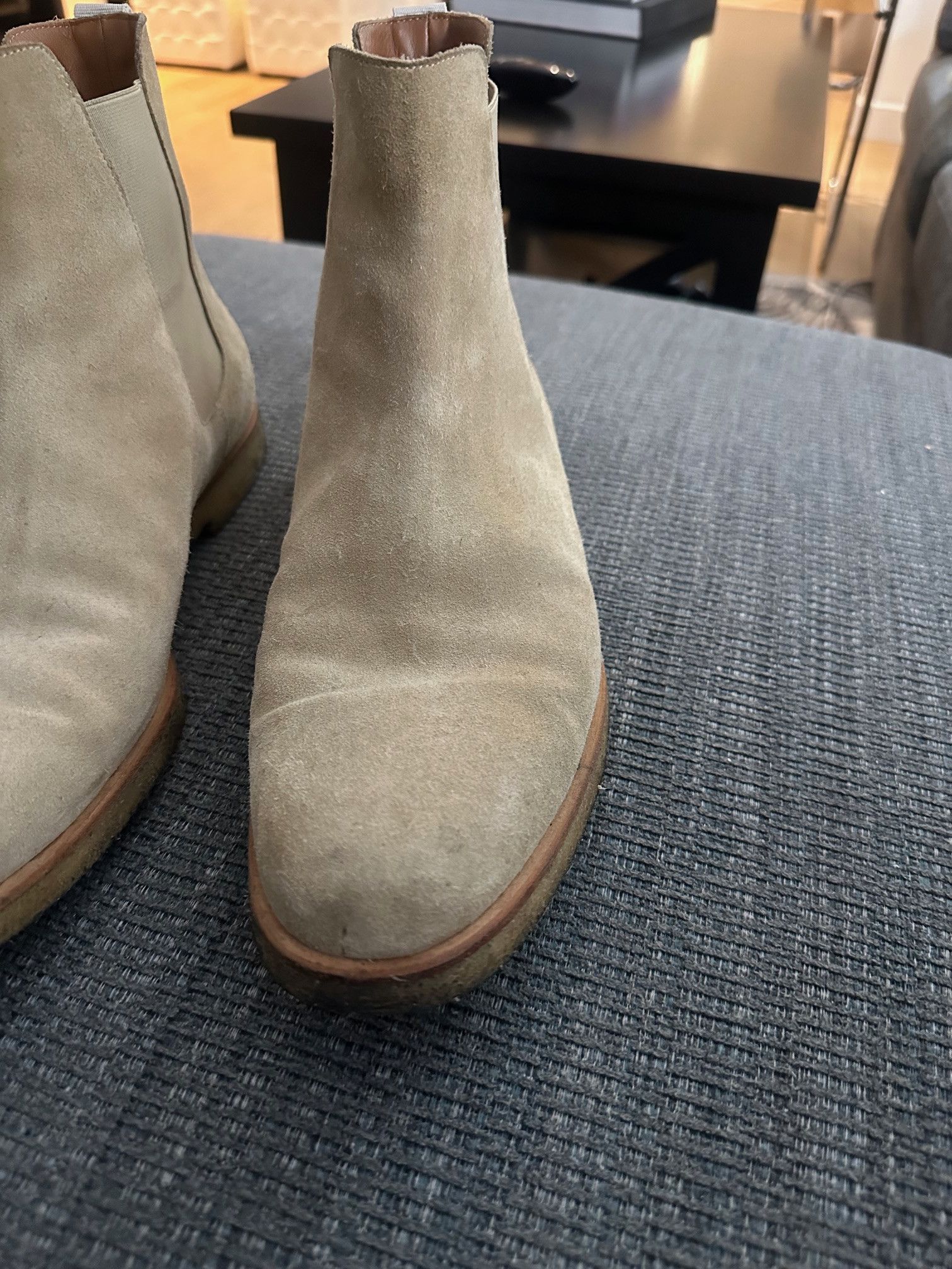 Common Projects Common Projects Suede Chelsea Boot 'Tan' Size US 12 / EU 45 - 4 Thumbnail