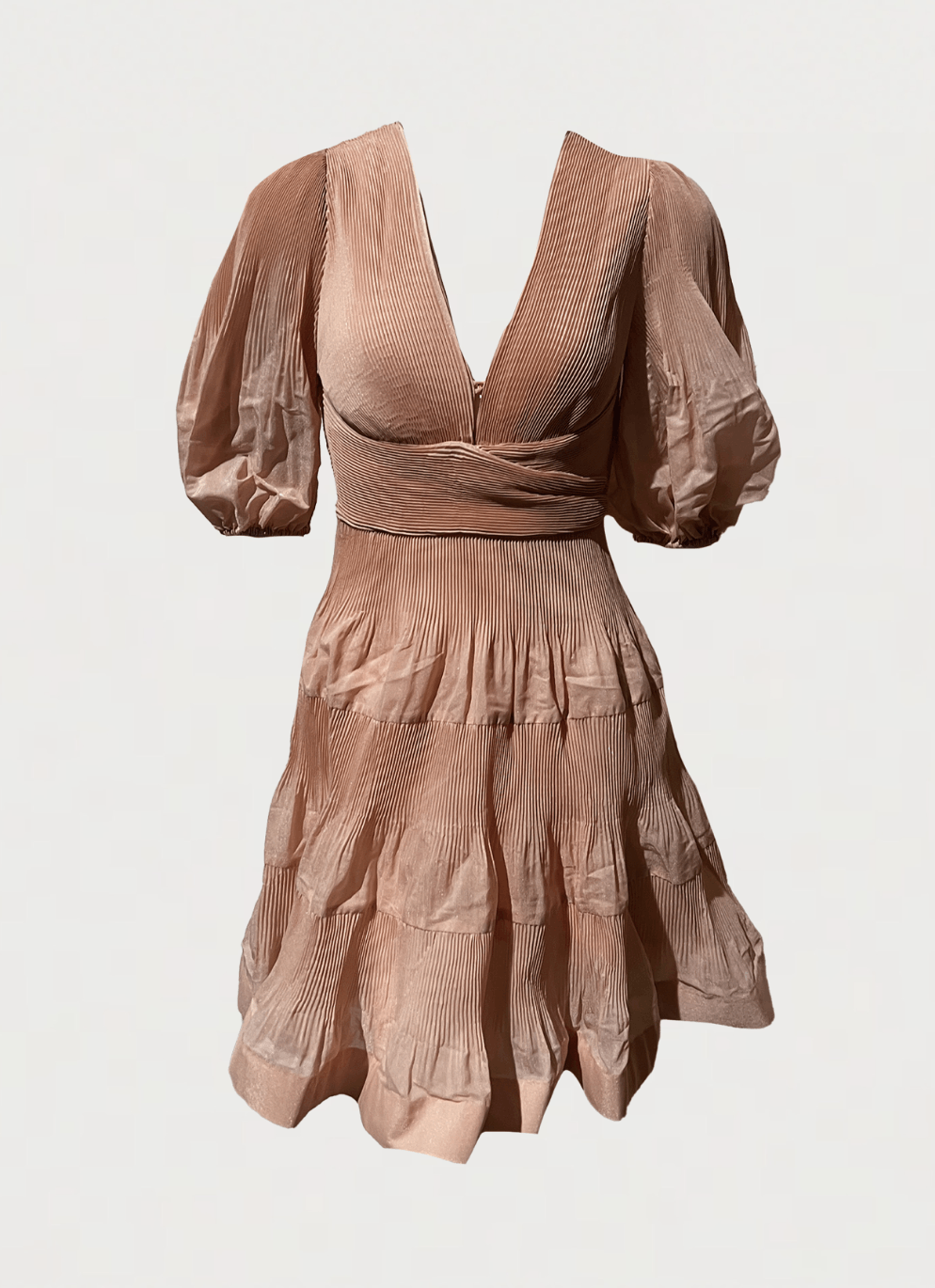 Zimmermann Pleated Mini Dress Size S / US 4 / IT 40 - 4 Thumbnail