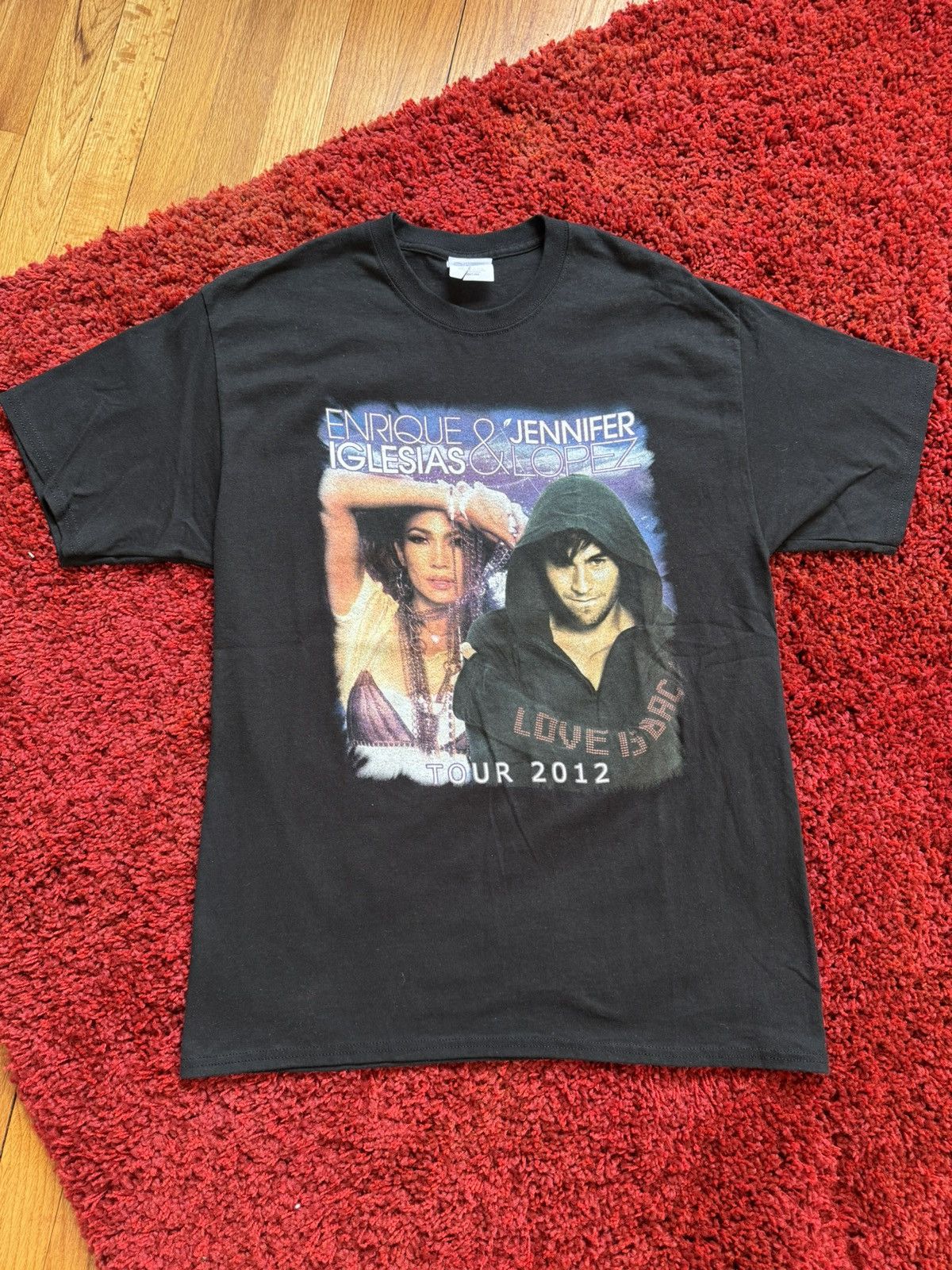 Band Tees × Rap Tees 2012 Jennifer Lopez Concert Spanish Latin Tour Rap T-Shirt Size US L / EU 52-54 / 3 - 3 Thumbnail