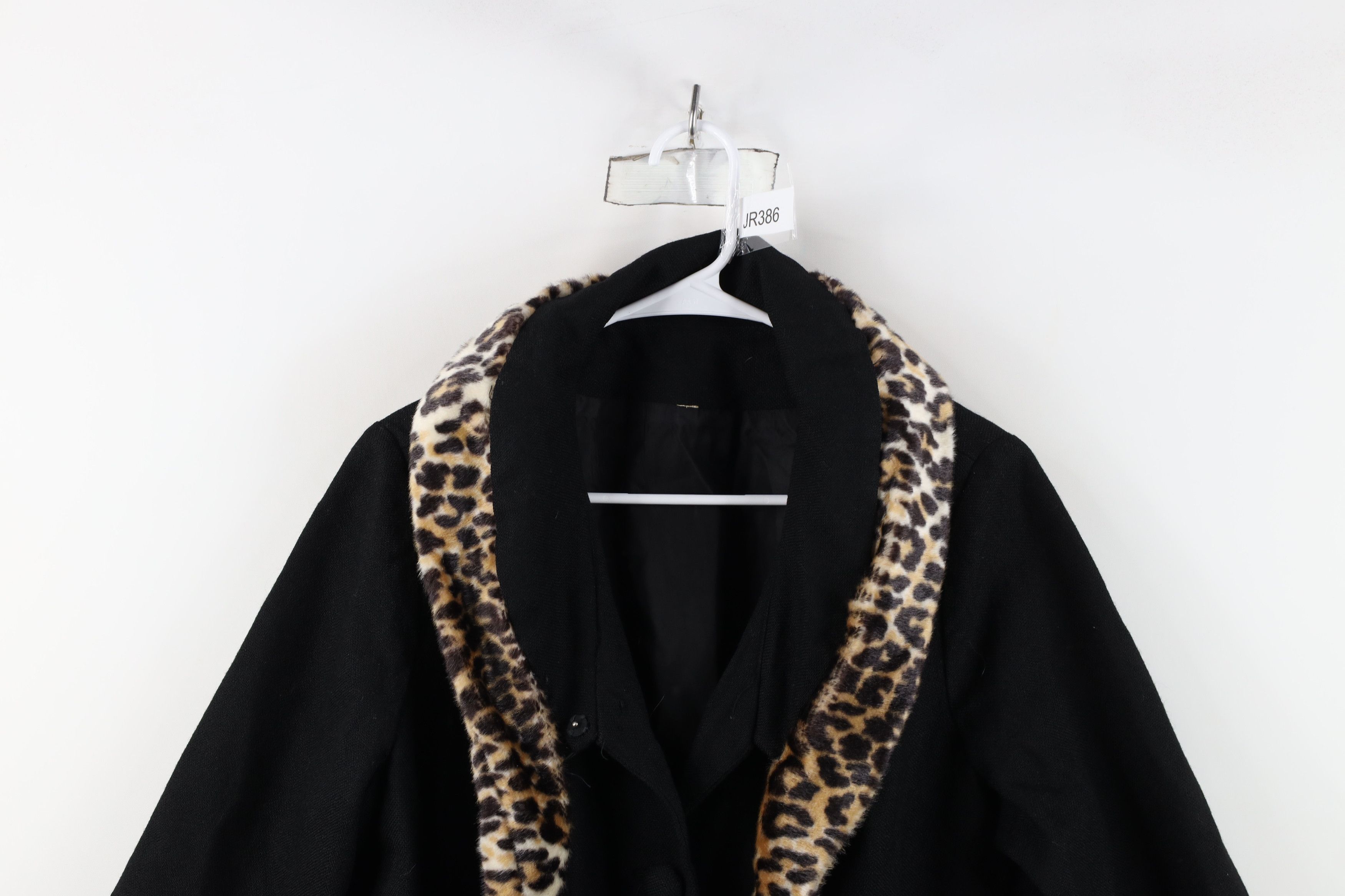 Vintage Vintage 50s Rockabilly Cheetah Trim Blazer Jacket USA Size XL / US 12-14 / IT 48-50 - 2 Thumbnail