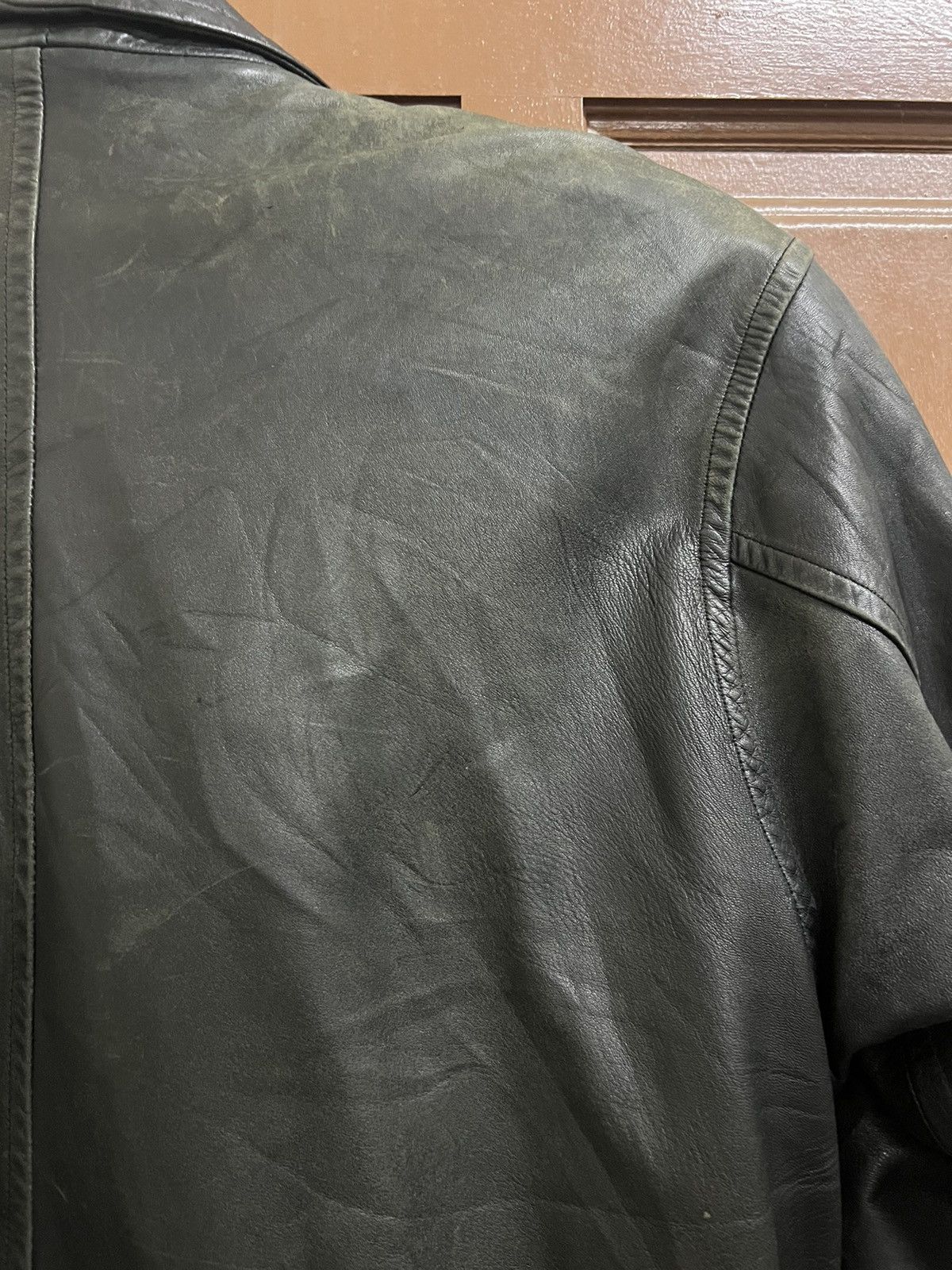 Designer PIERRE BALMAIN LEATHER JACKET Size US XL / EU 56 / 4 - 4 Thumbnail