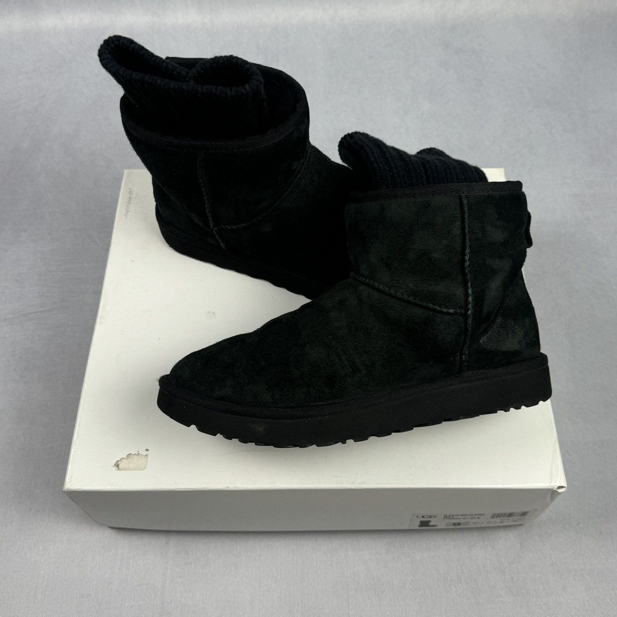 Sacai × Ugg FW18 Knit Classic Short Boots Size US 9 / IT 39 - 4 Thumbnail