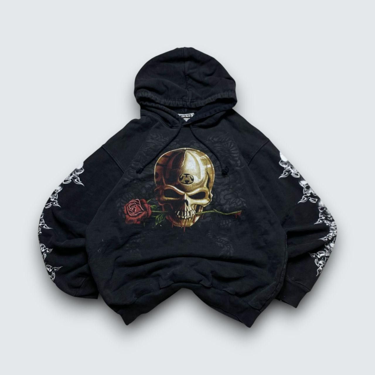 Japanese Brand Vintage Skull "The Roxx" Graphic Hoodie Black M Size US M / EU 48-50 / 2 - 1 Thumbnail