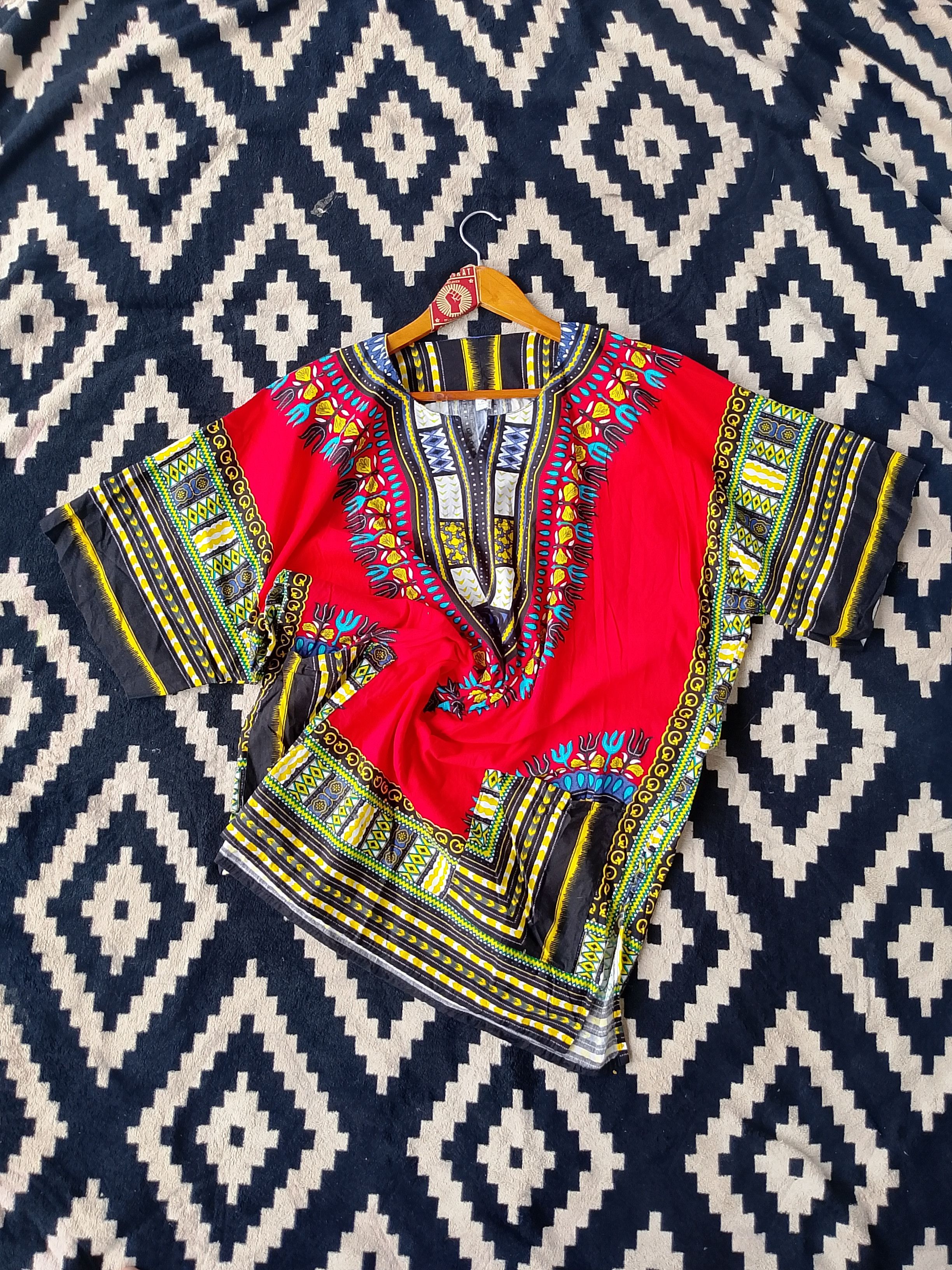 Other Traditional Dashiki Kyrgyzstan Echoes of Central Asian Craft Size US XXL / EU 58 / 5 - 1 Thumbnail