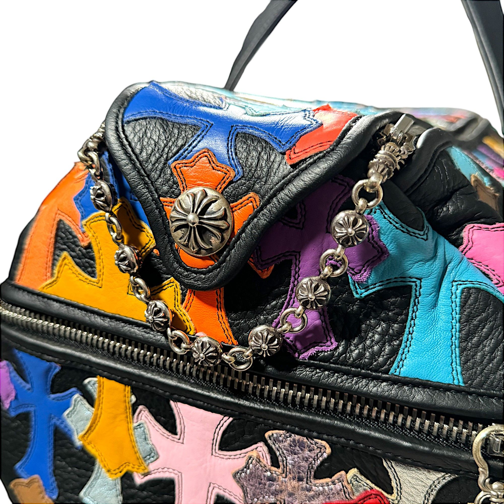 Chrome Hearts Chrome Hearts Multicolor Cross Patch Duffle Bag Large (S) Size ONE SIZE - 8 Thumbnail