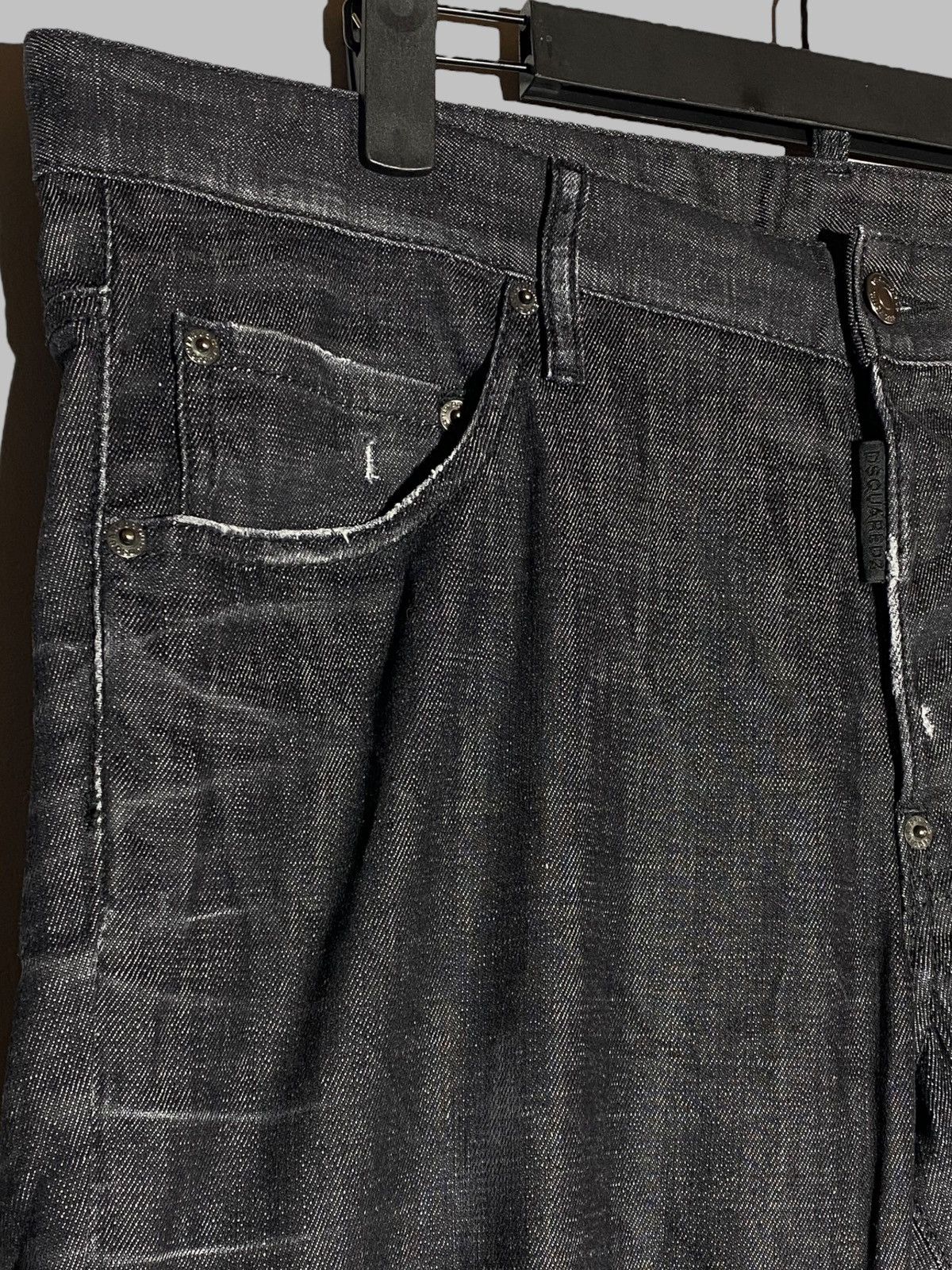 Dsquared2 🔥 DSQUARED2 SKATER JEANS BLACK ITALIAN DENIM Y2K VIBES Size US 34 / EU 50 - 16 Thumbnail