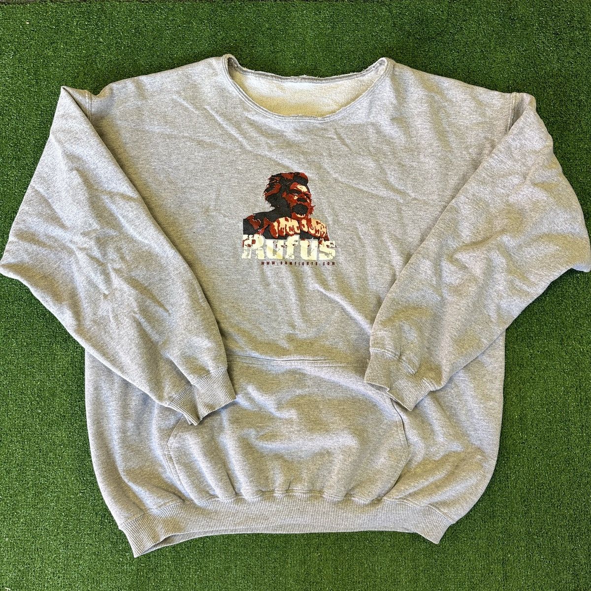 Vintage Vintage BumFights Jumper Crew Bum Fights OFFICIAL Size US XL / EU 56 / 4 - 1 Thumbnail