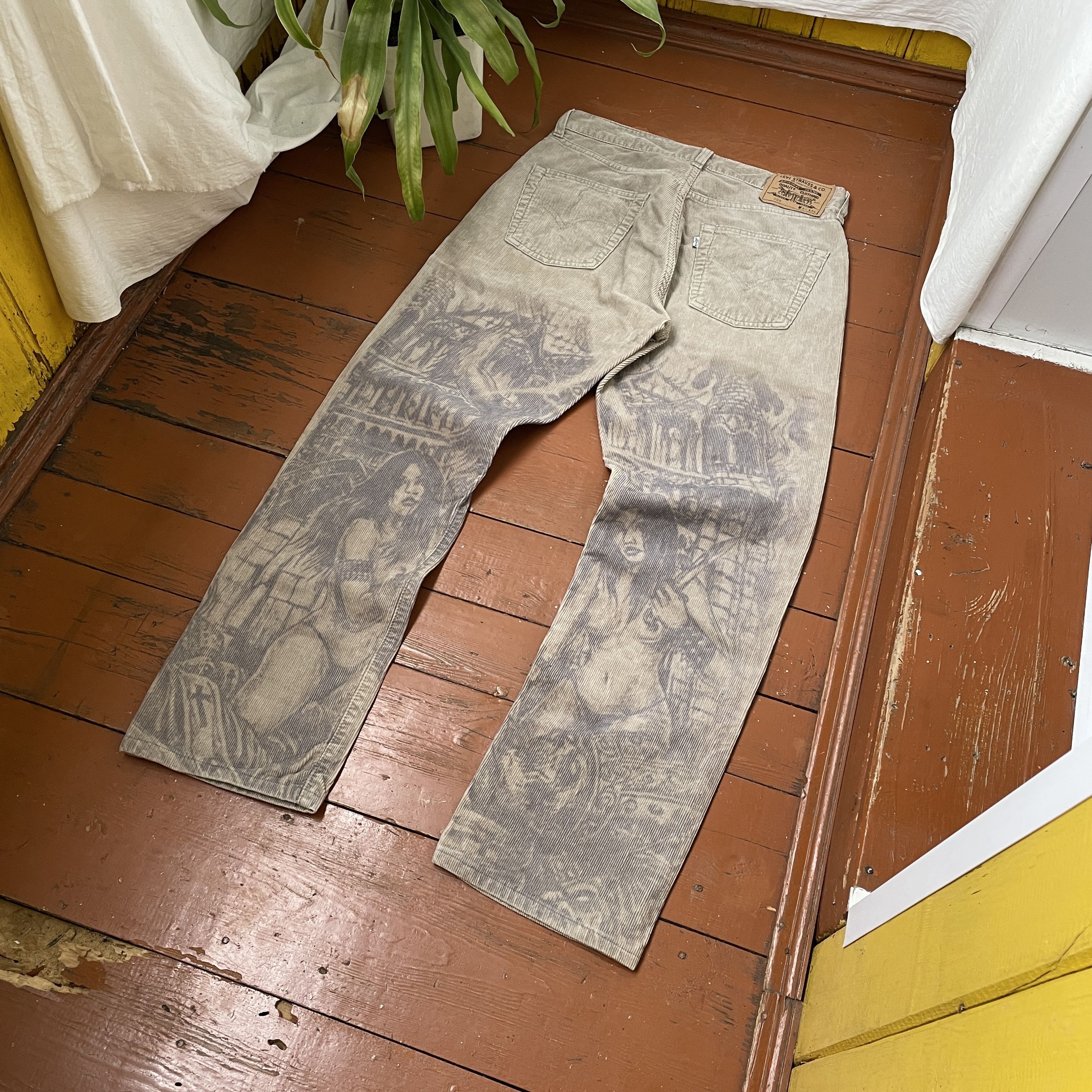 Levi's Custom Levi's Pants art faded y2k opium faded distressed Size US 31 - 2 Thumbnail