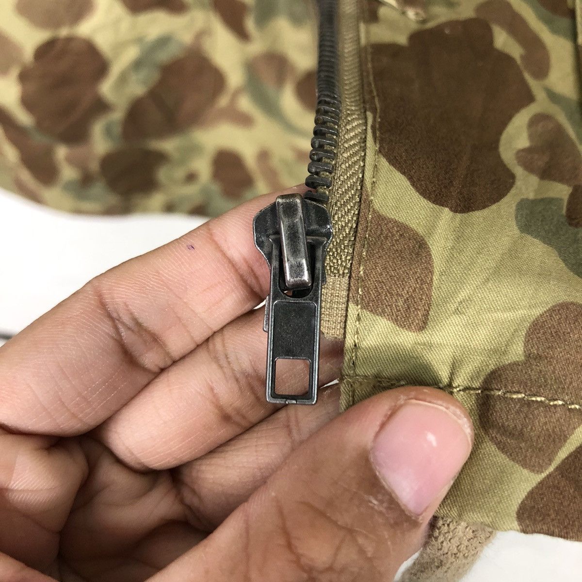 Japanese Brand 📌Vintage Chore Biker Jacket Frog Skins Design Camouflage Size US M / EU 48-50 / 2 - 18 Thumbnail