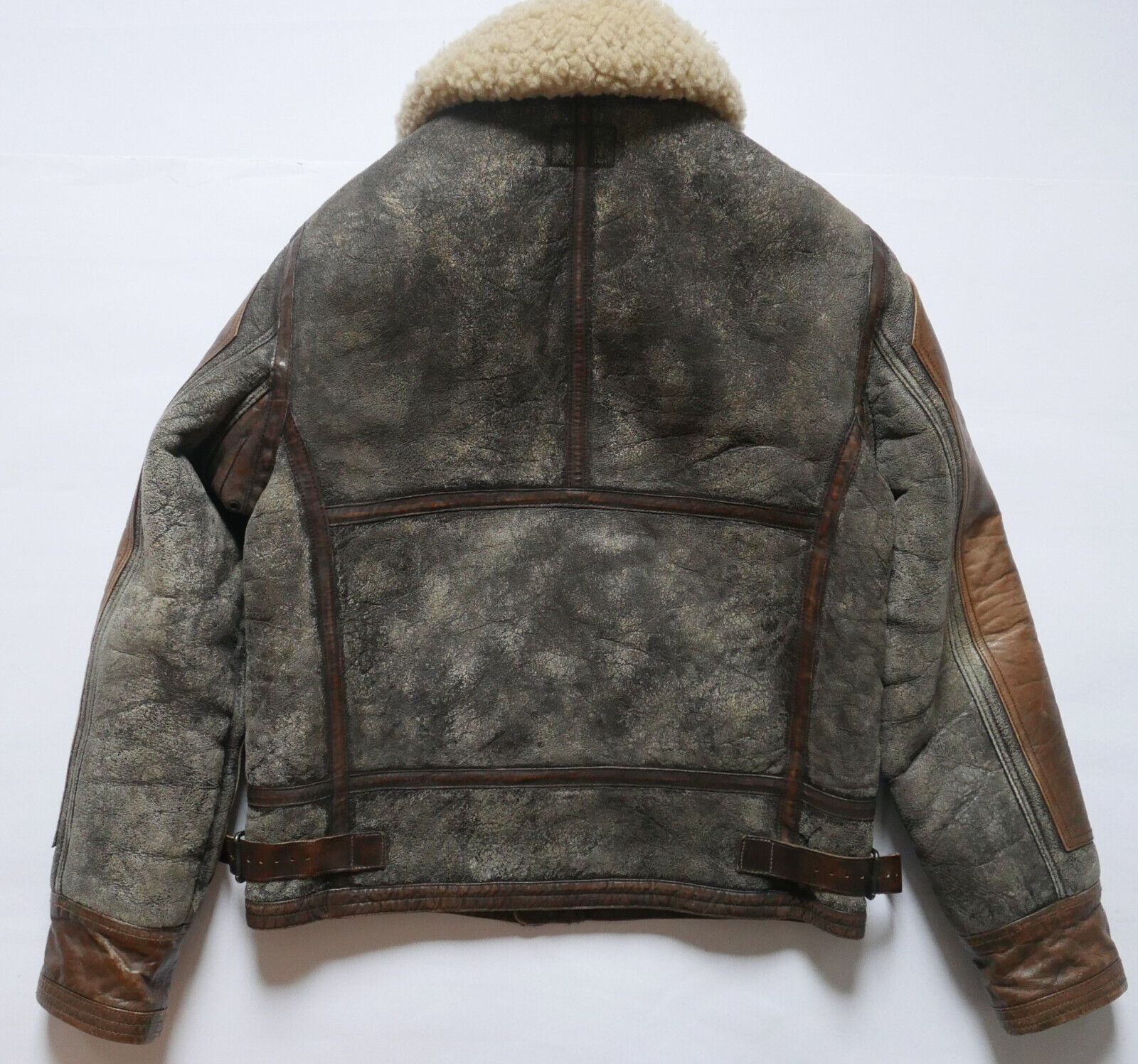 Polo Ralph Lauren Polo Ralph Lauren Jacket Shearling Leather Brown Aviator M Size US M / EU 48-50 / 2 - 2 Thumbnail