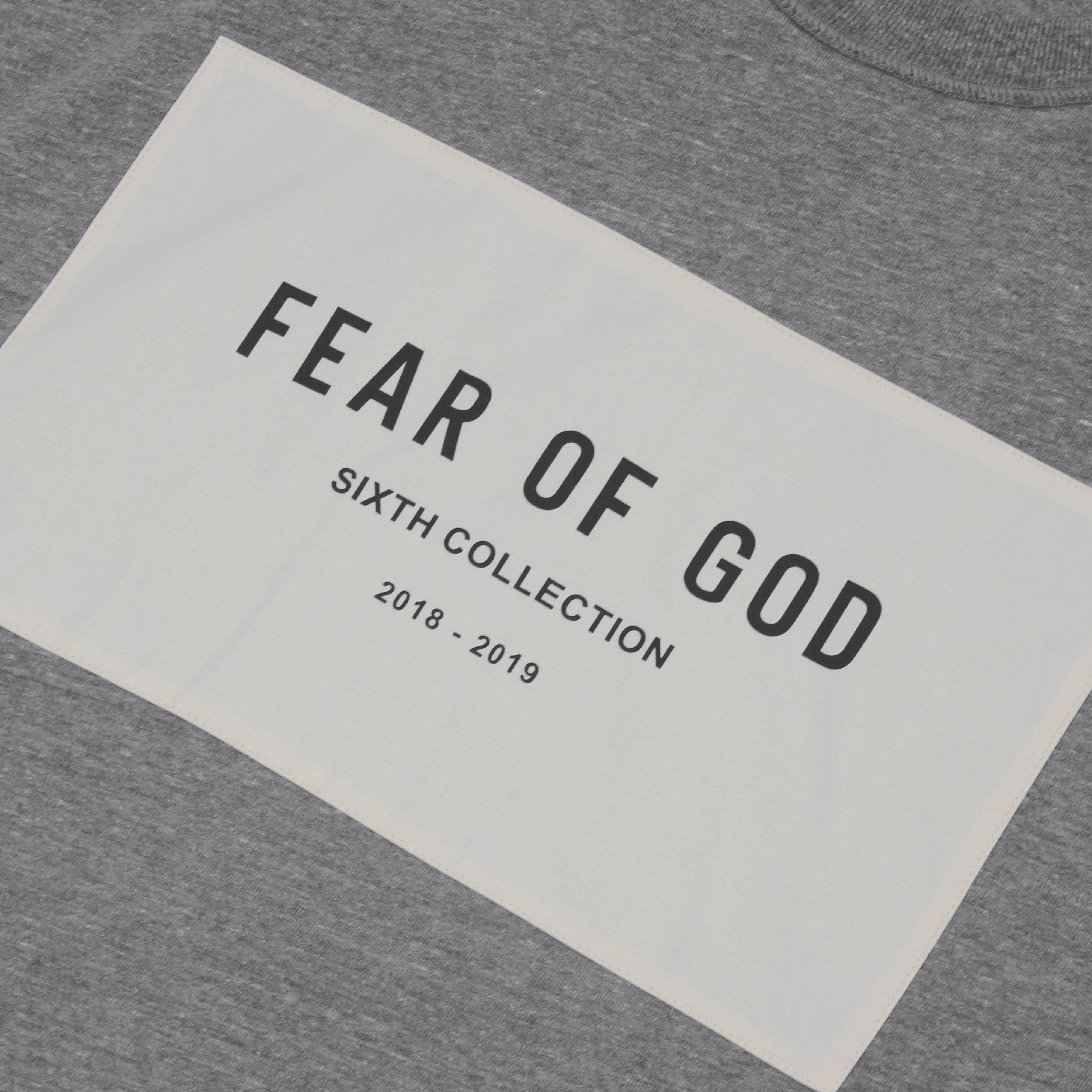 Fear of God Fear of God 6th Sixth Collection Grey Tee Black Size US S / EU 44-46 / 1 - 2 Thumbnail