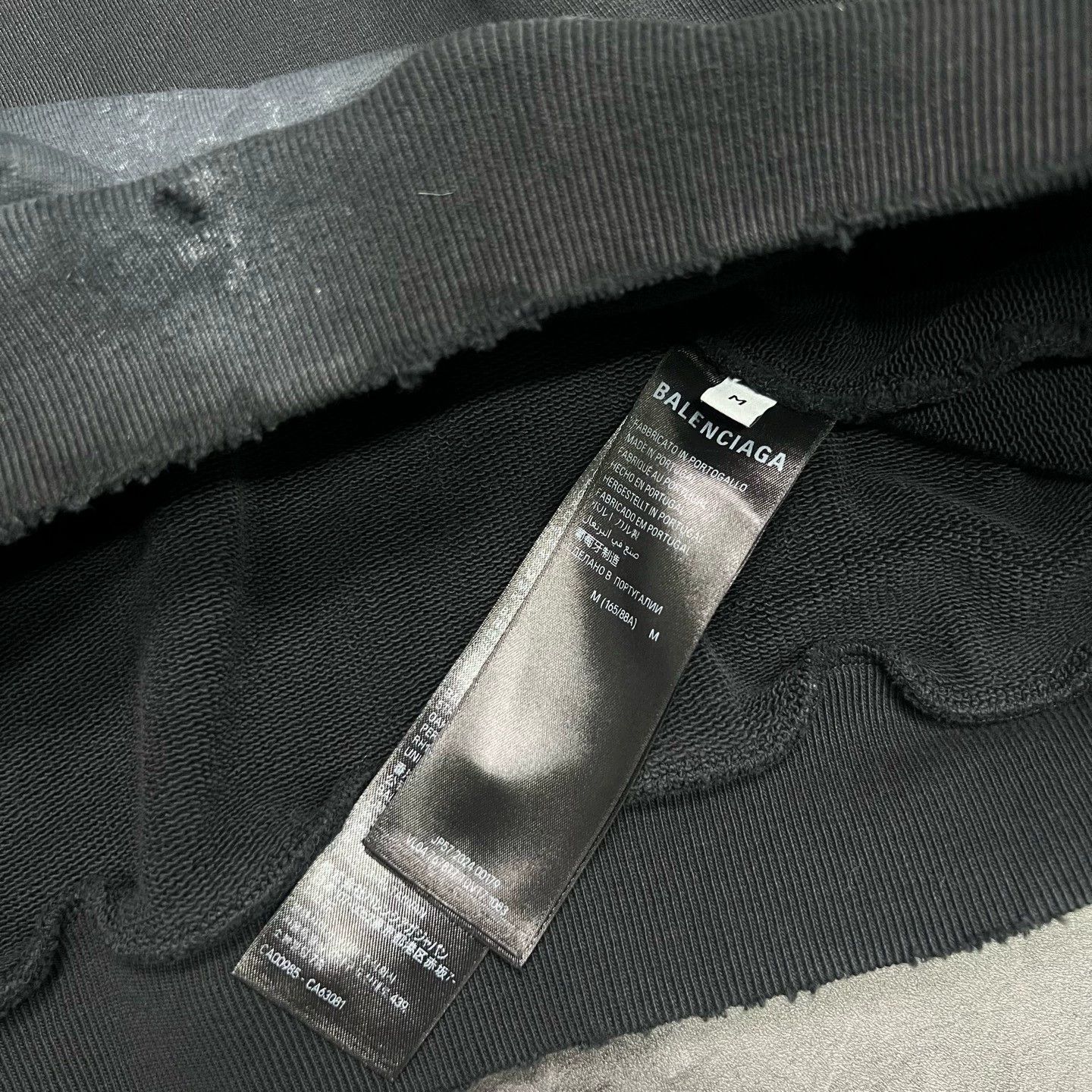 Balenciaga Balenciaga Splatter-Paint Distressed Hooded Sweatshirt Size M / US 6-8 / IT 42-44 - 5 Thumbnail
