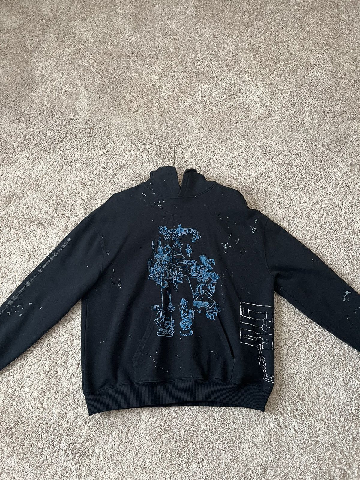 Drain Gang Claire Barrow Eternity Hoodie Size US XL / EU 56 / 4 - 1 Thumbnail