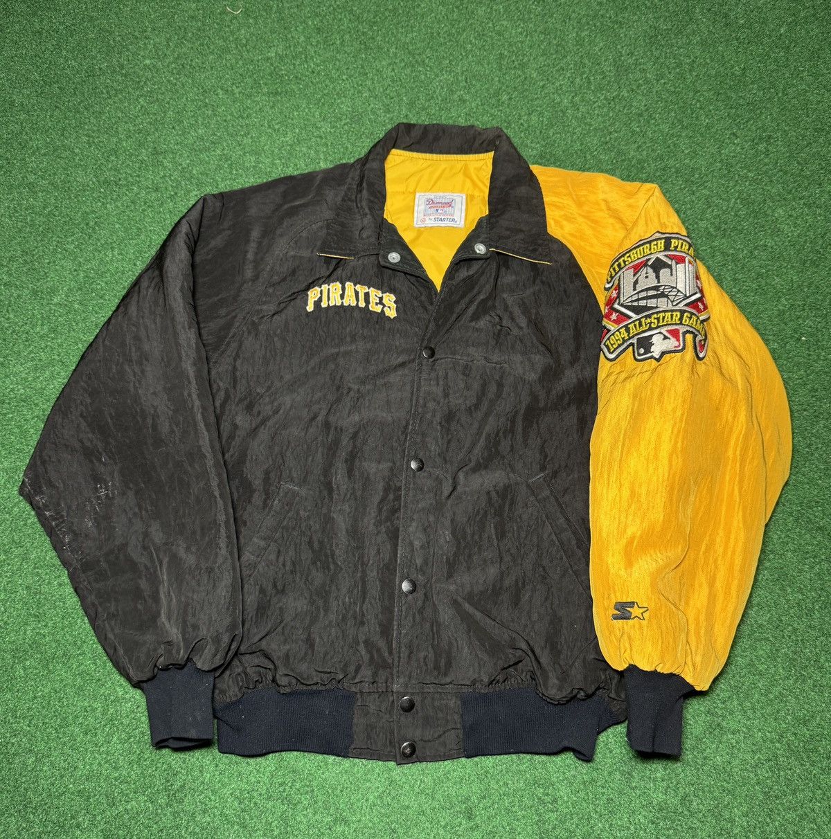 Starter × Vintage 90s Pittsburgh Pirates 1994 All Star Game Starter Jacket Size US M / EU 48-50 / 2 - 1 Thumbnail