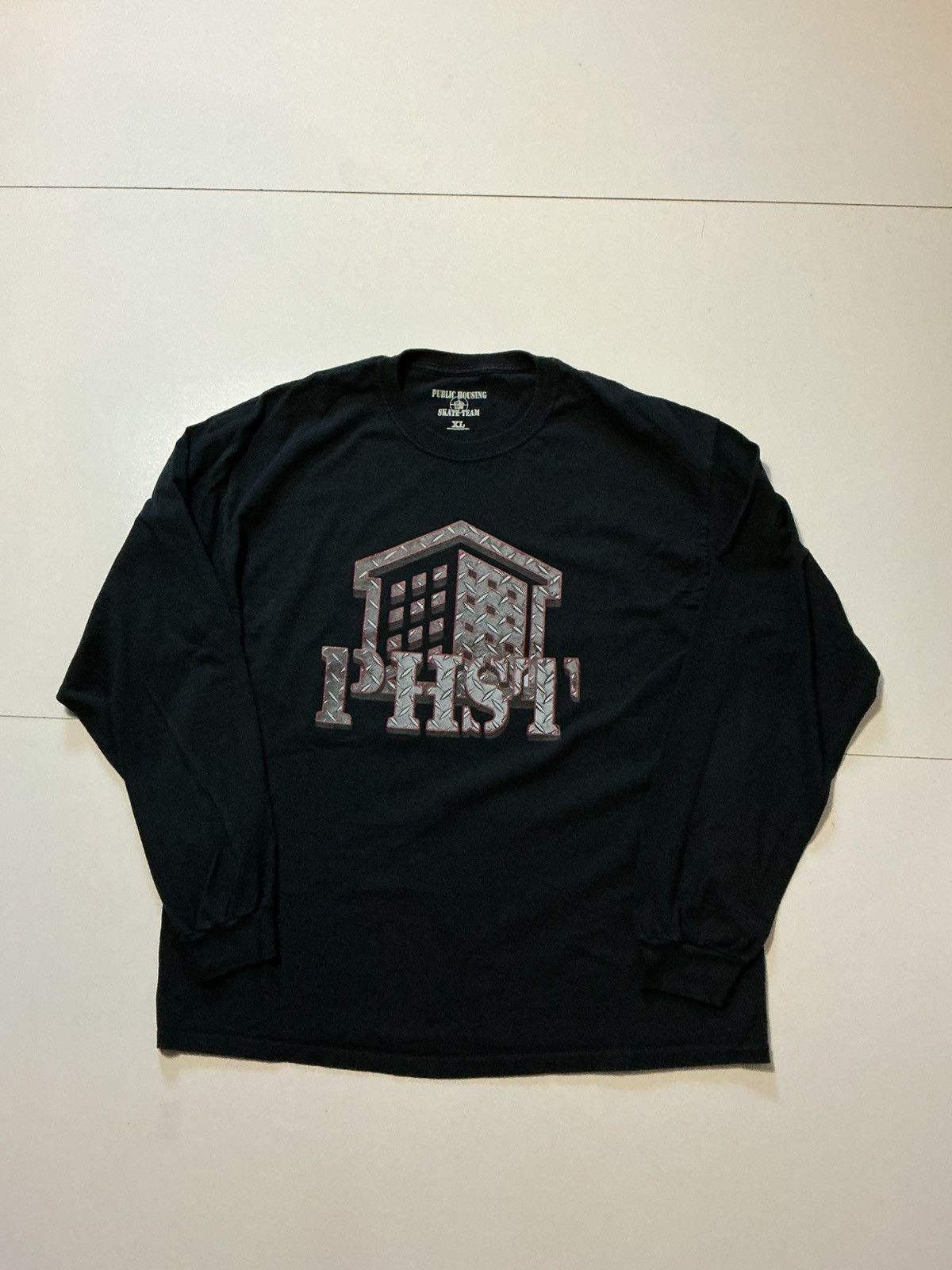 Public Housing Skate Team PHST Public Housing Skate Team House Logo Graphic T-Shirt Size US XL / EU 56 / 4 - 1 Thumbnail
